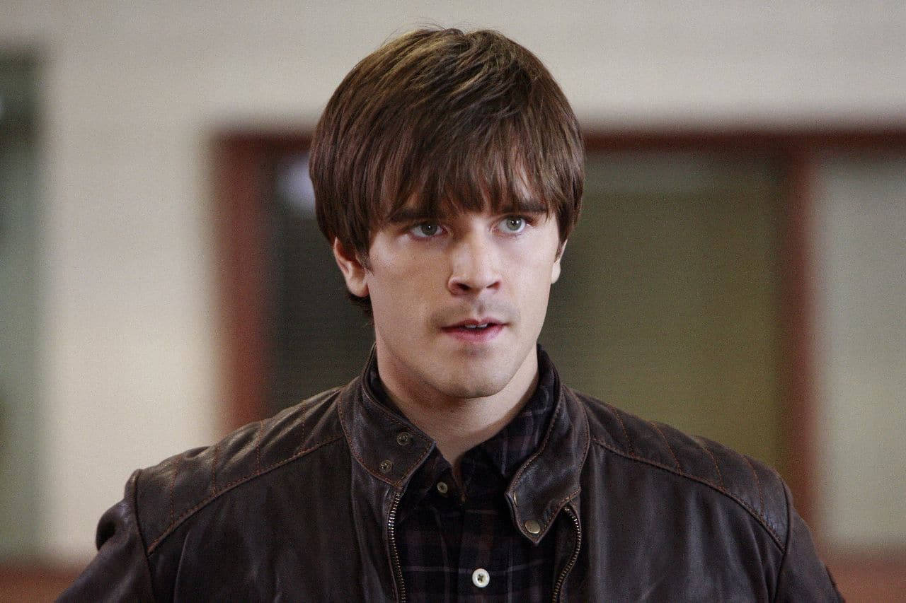 Graham Wardle, teenager, brown leather jacket, HD Desktop Wallpaper