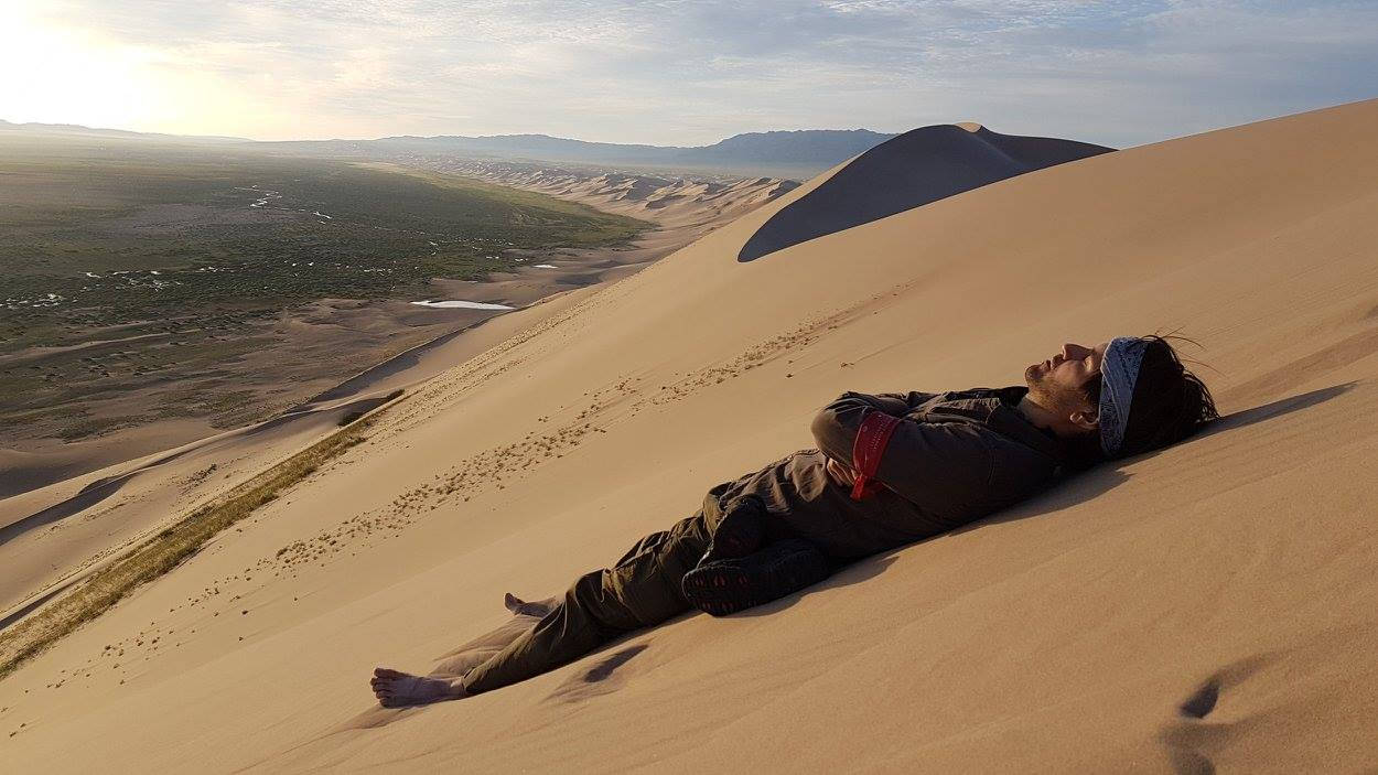 Graham Wardle, golden sand dune, sunrise, SD Desktop Wallpaper