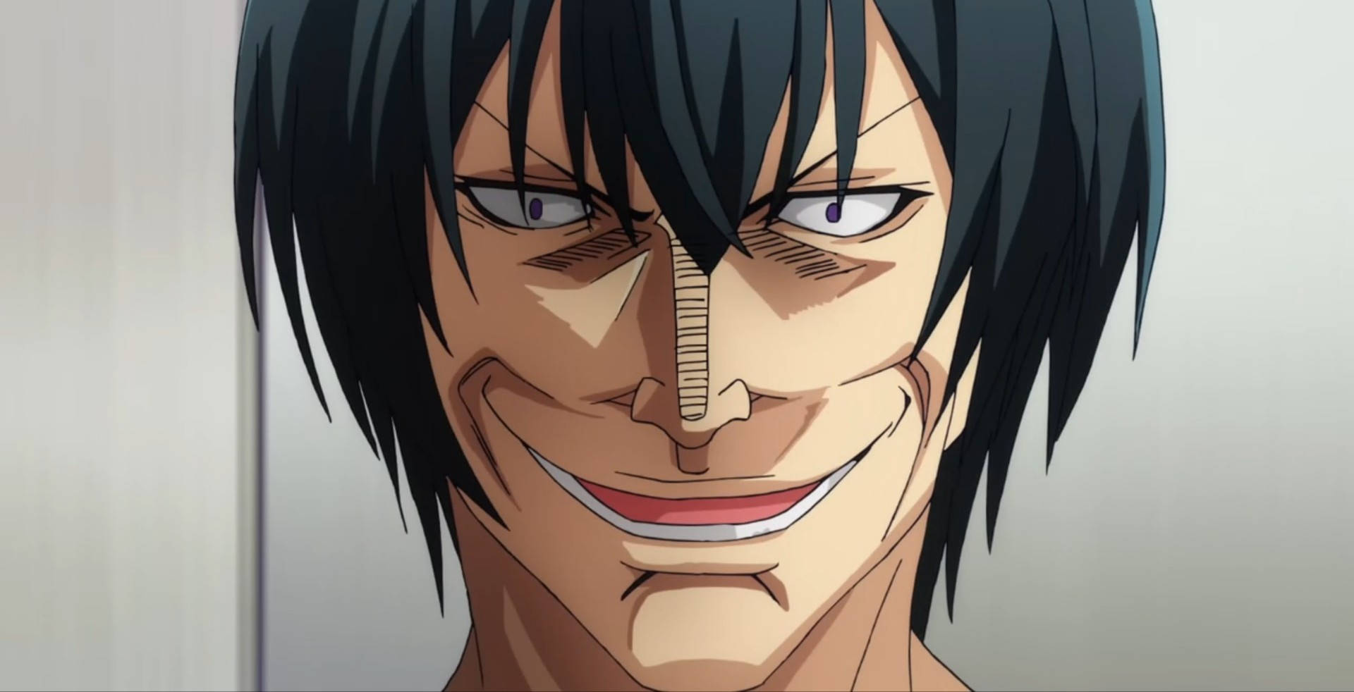 Grand Blue, evil look, anime man, Full HD Desktop Wallpaper