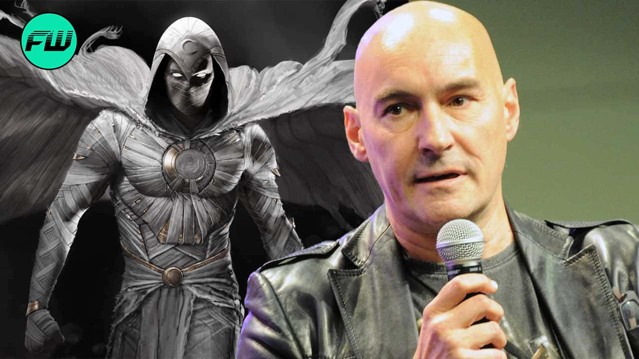 Grant Morrison, leather jacket, microphone, HD Desktop Wallpaper