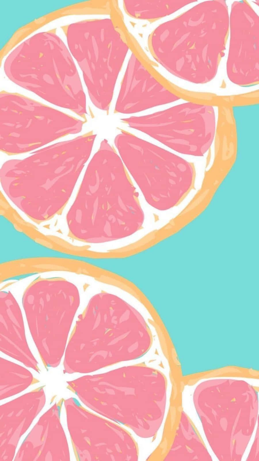 pink grapefruit, white pith, yellow rinds, HD Phone Wallpaper
