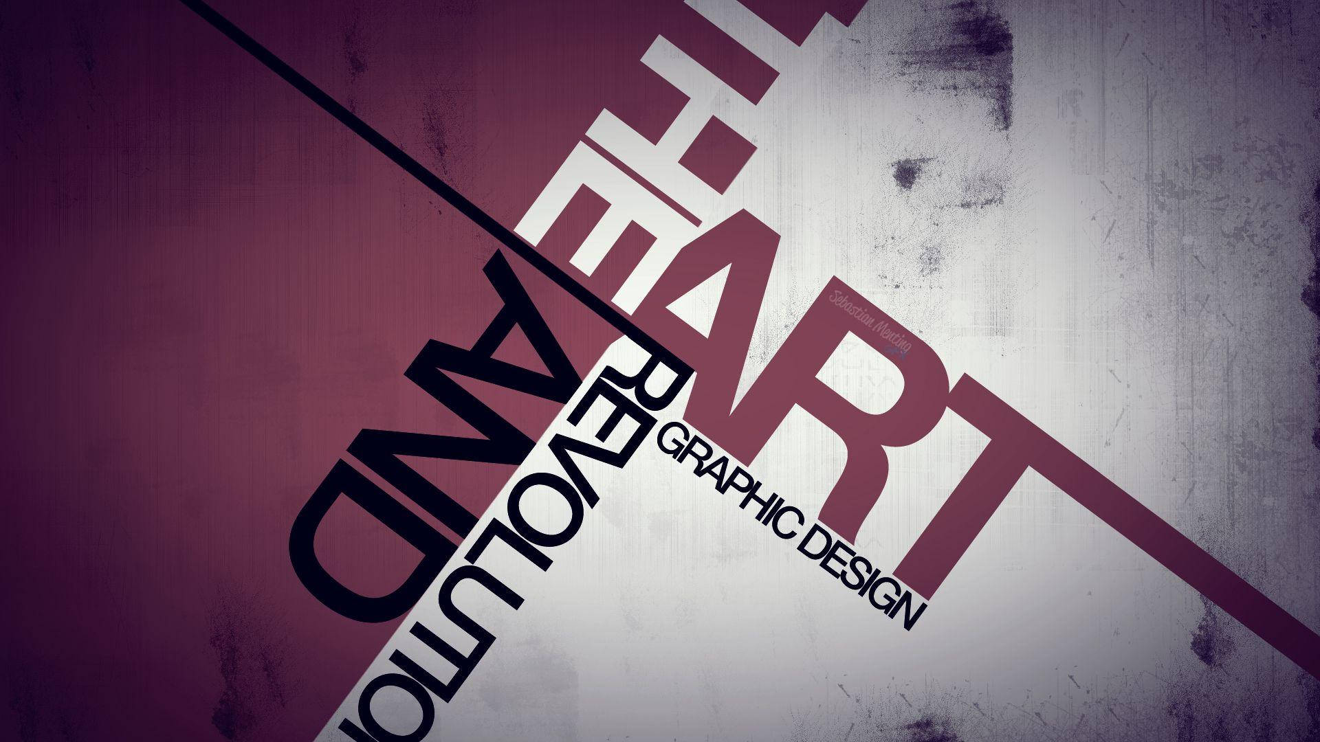 THE ART AND REVOLUTION, maroon, gray, Full HD Desktop Wallpaper