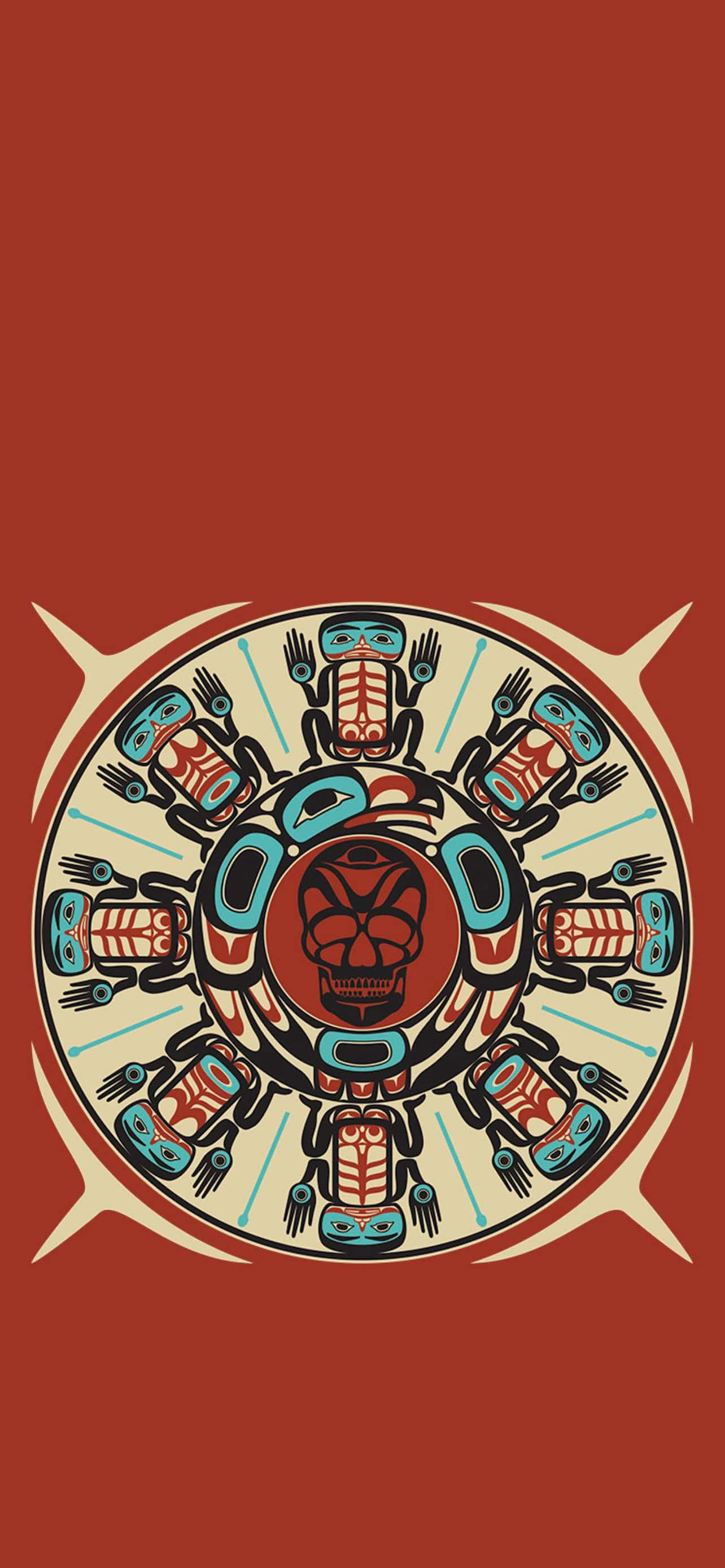 Grateful Dead, iPhone, tribal design, 2K Phone Wallpaper