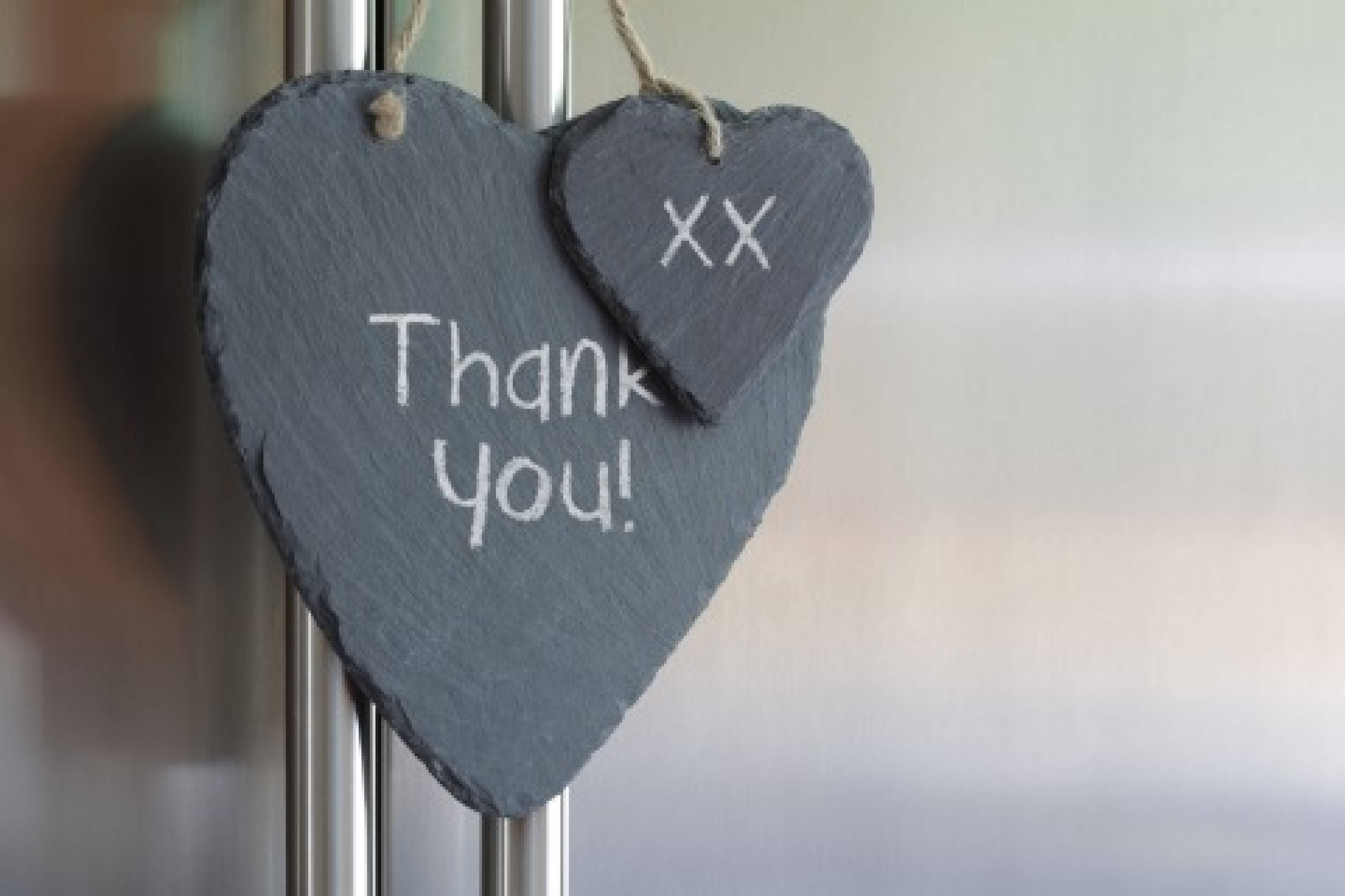 Gratitude, slate hearts, fridge, 5K Desktop Wallpaper