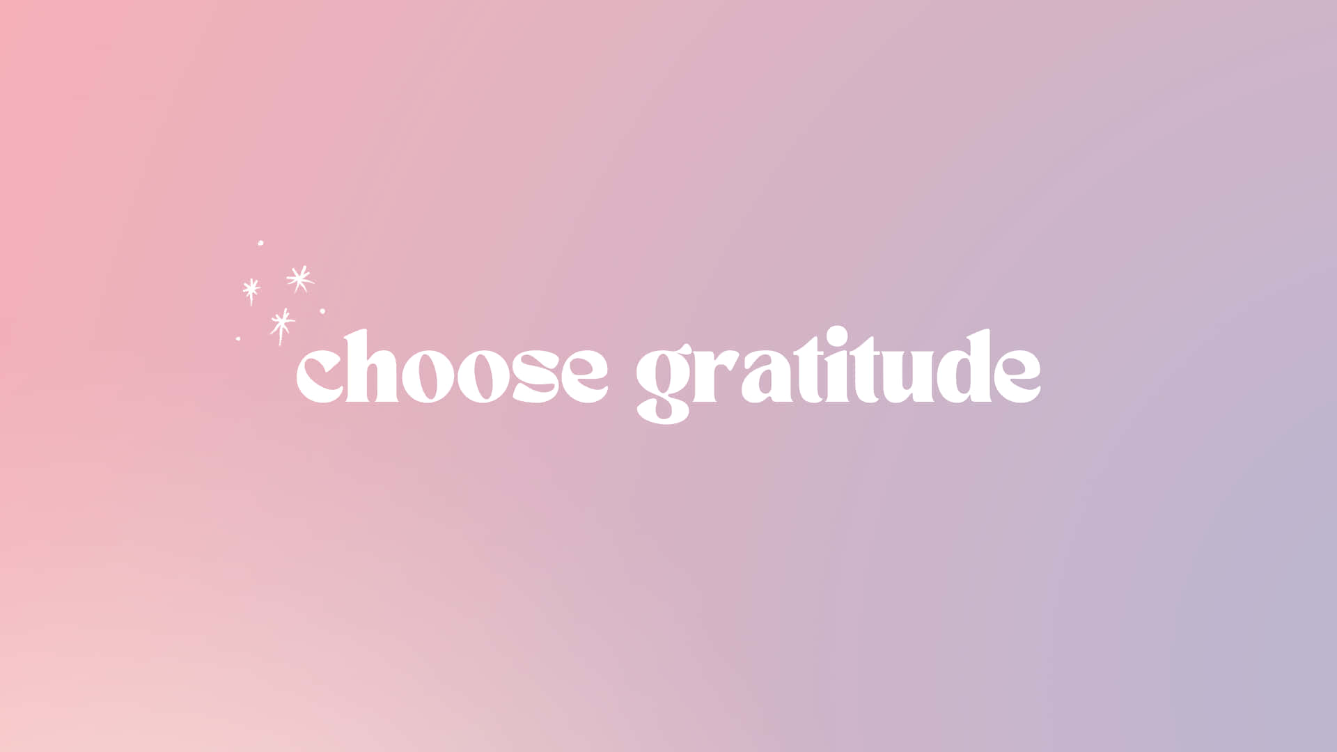 Gratitude, gradient, white text, Full HD Desktop Wallpaper