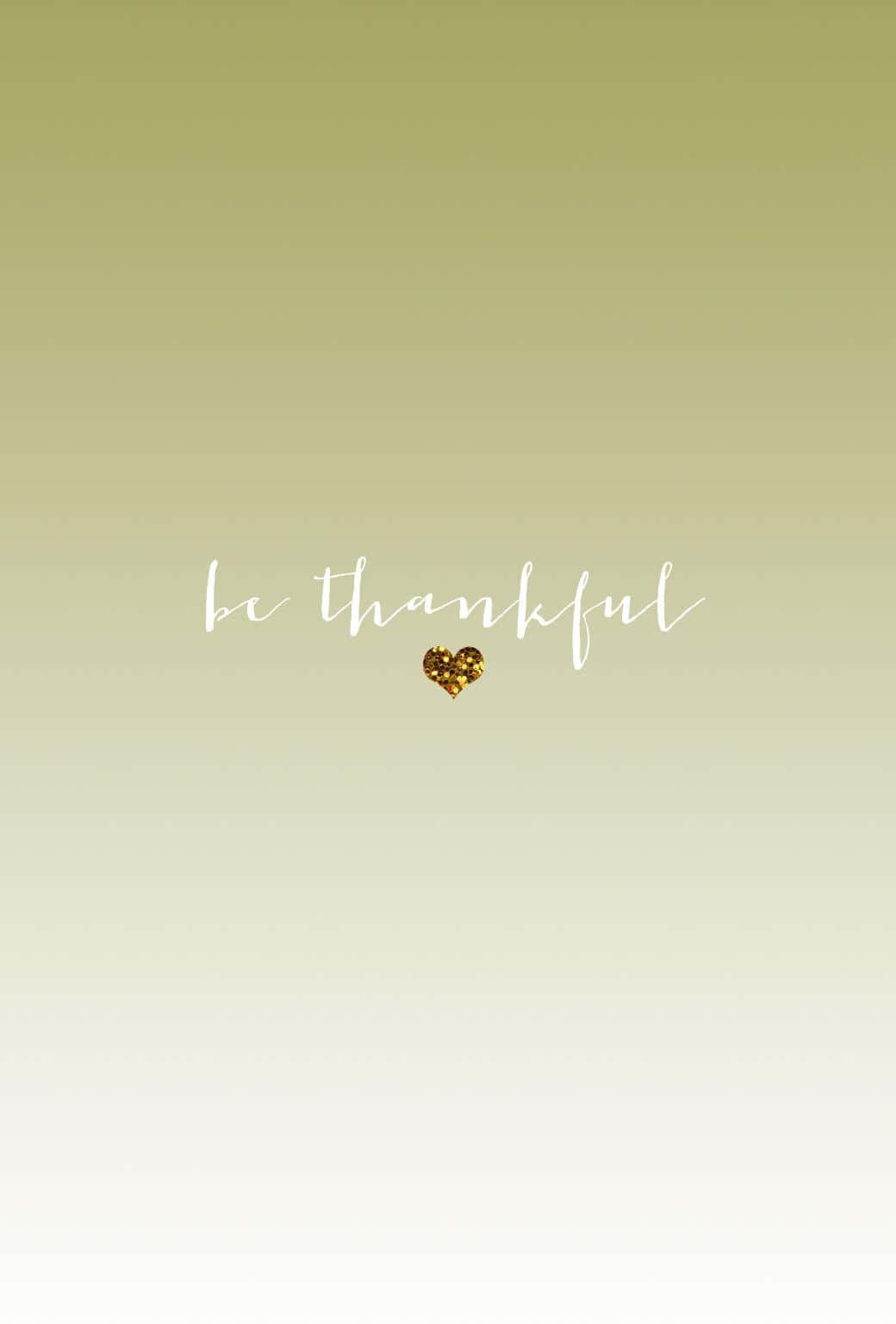 green gradient, be thankful, elegant white script, HD Phone Wallpaper