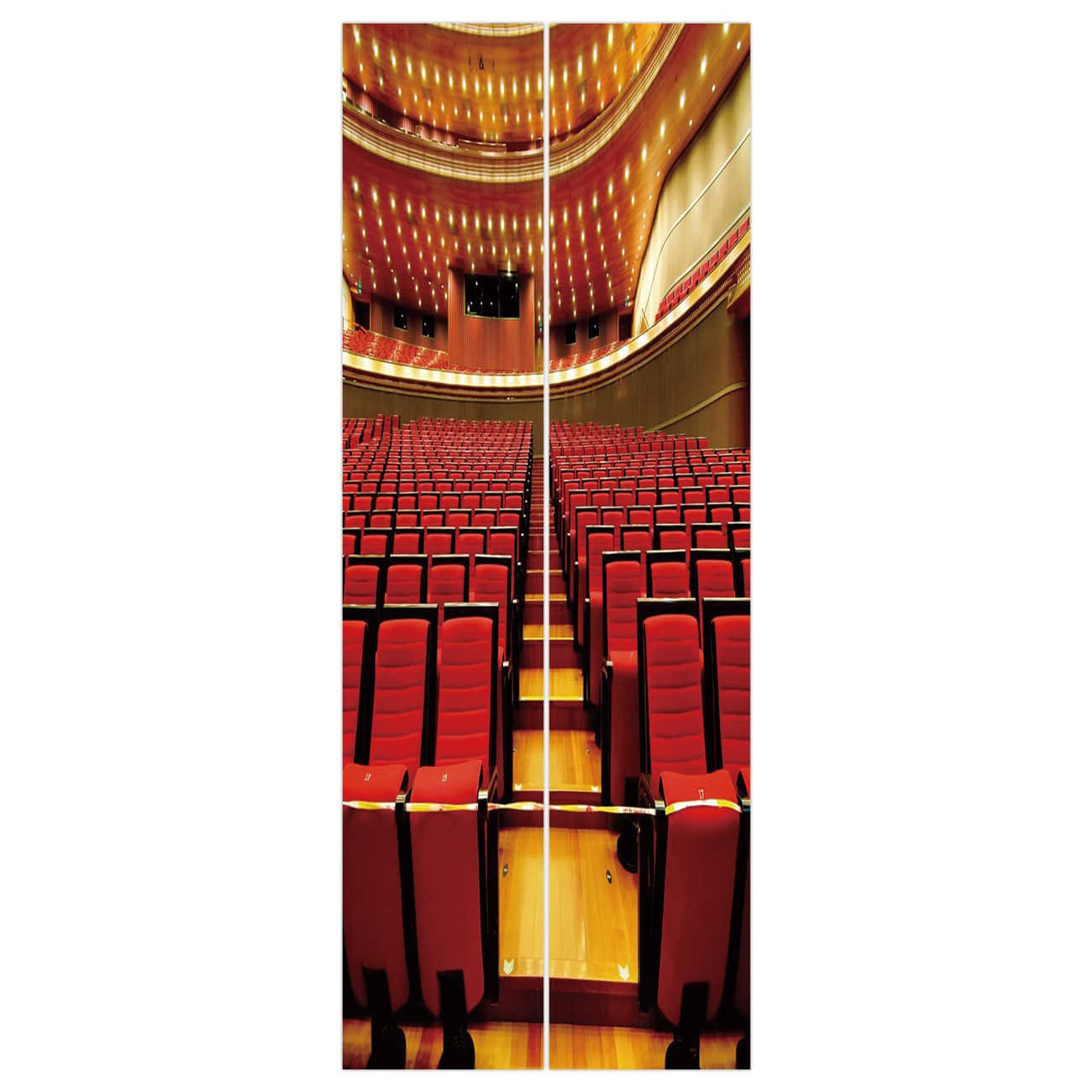 Graumans Chinese Theatre, red seats, ornate ceiling, HD Desktop Wallpaper