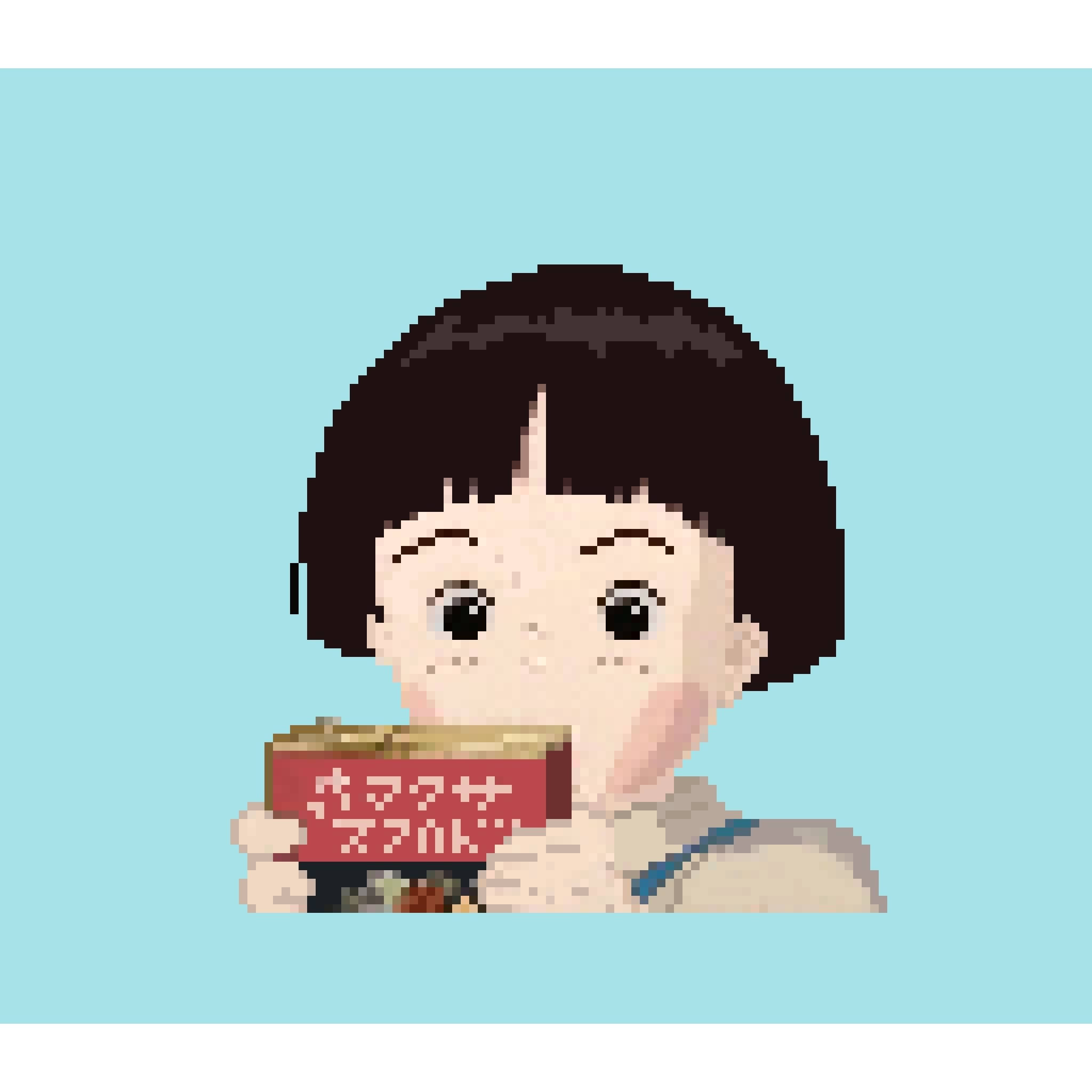 Grave Of The Fireflies, pixel art, dark bobbed hair, Full HD Desktop Wallpaper