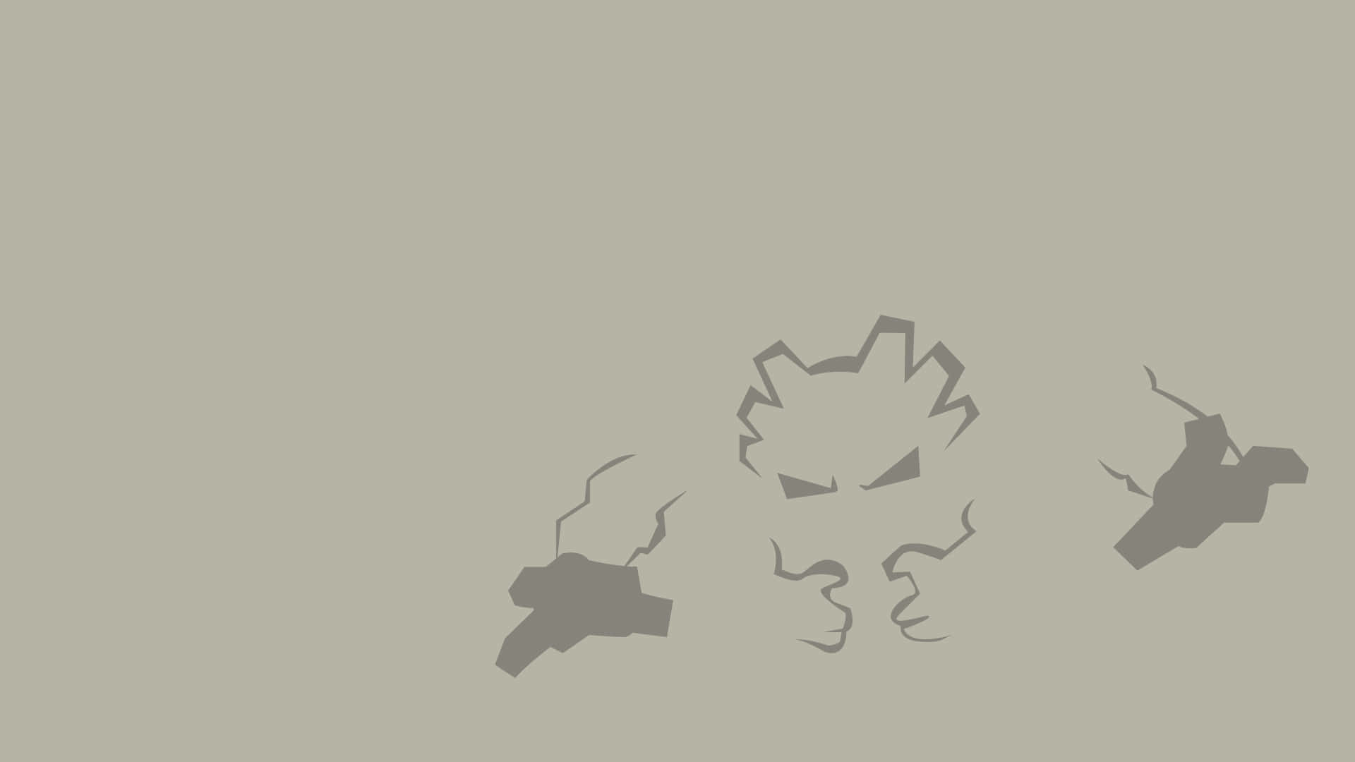 Graveler, minimalist, gray, Full HD Desktop Wallpaper
