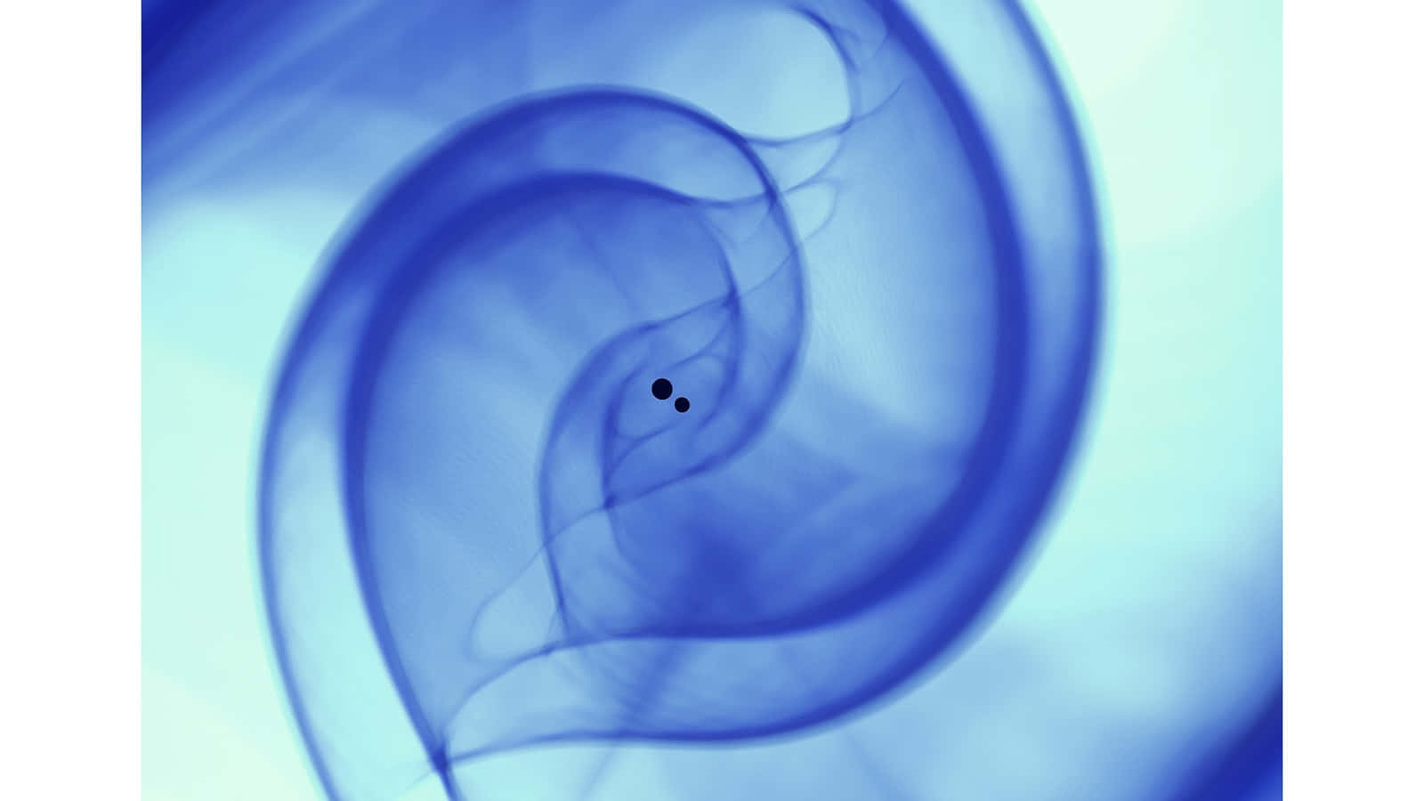 Gravitational Waves, blue spiral, smoke, HD Desktop Wallpaper