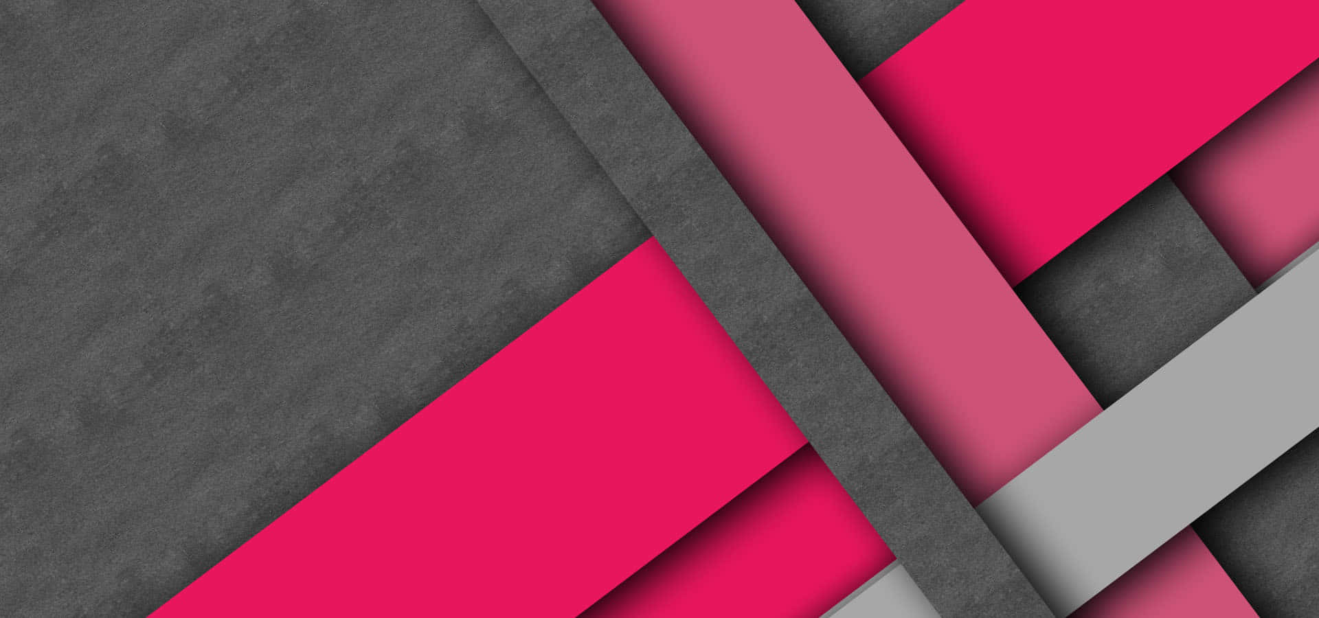 Gray And Pink, abstract gray and pink wavy pattern, vibrant pink and gray geometric shapes, Full HD Desktop Wallpaper