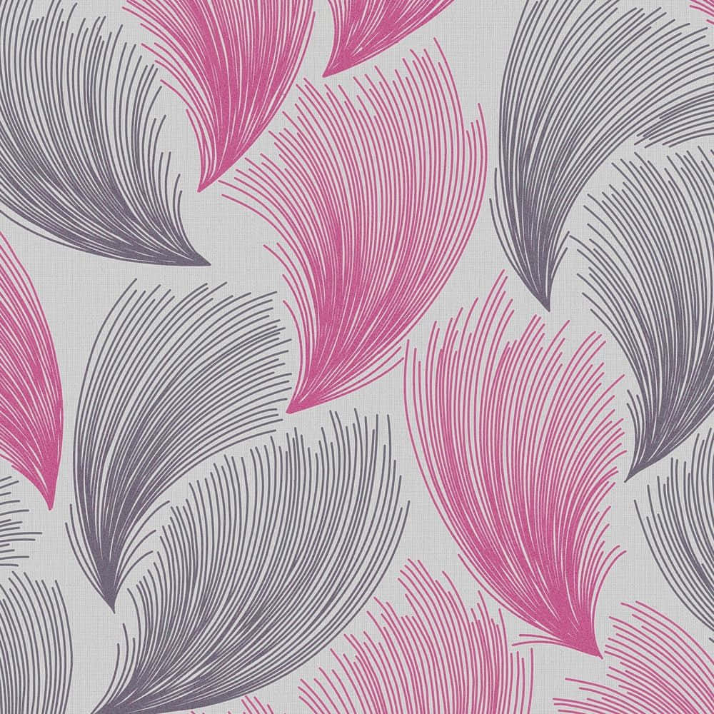 gray and pink, light gray textured wallpaper, vibrant pink, SD Desktop Wallpaper