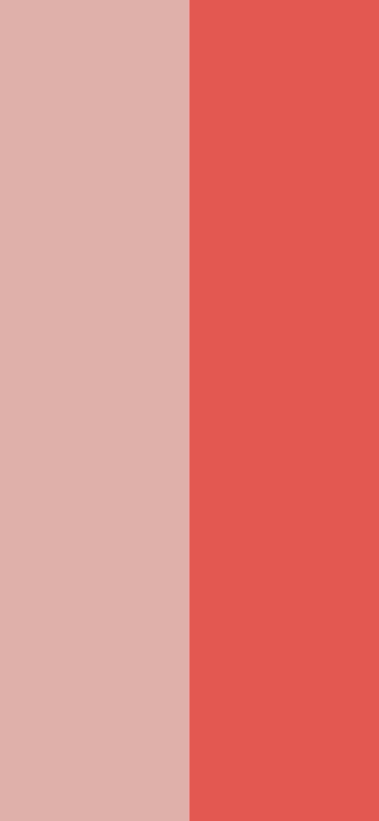 soft pink, bold coral, minimalist vertical split, 2K Phone Wallpaper