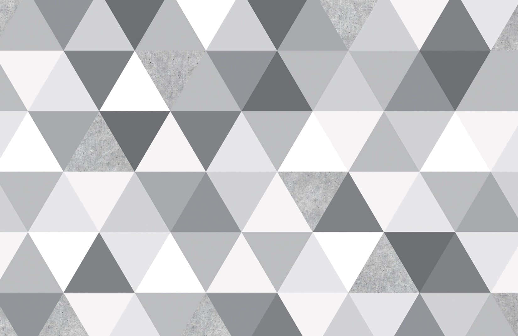 Gray White Geometric Pattern, repeating triangles, varying shades of gray and white, HD Desktop Wallpaper
