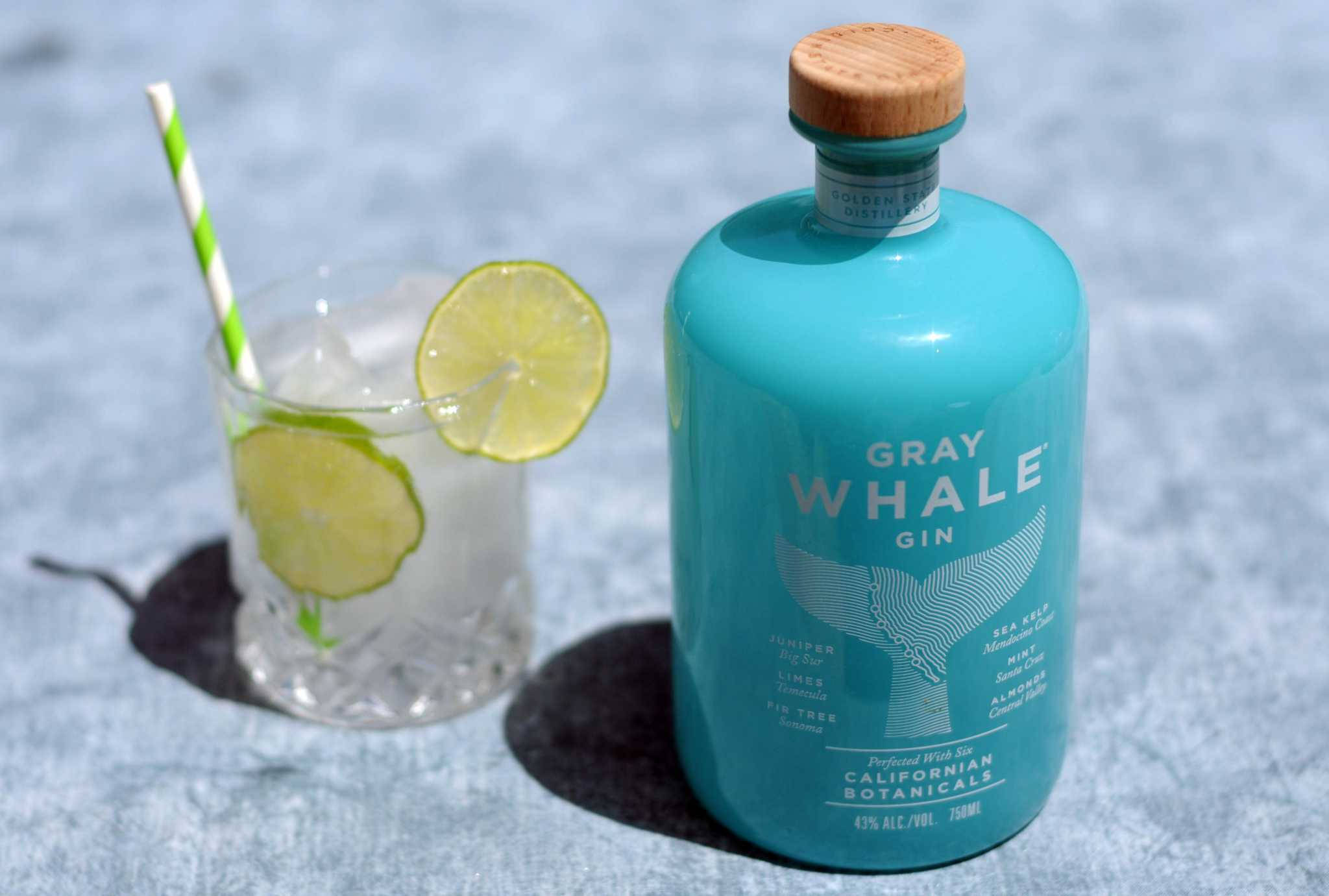 Gray Whale Gin, lemon glass, turquoise, Full HD Desktop Wallpaper
