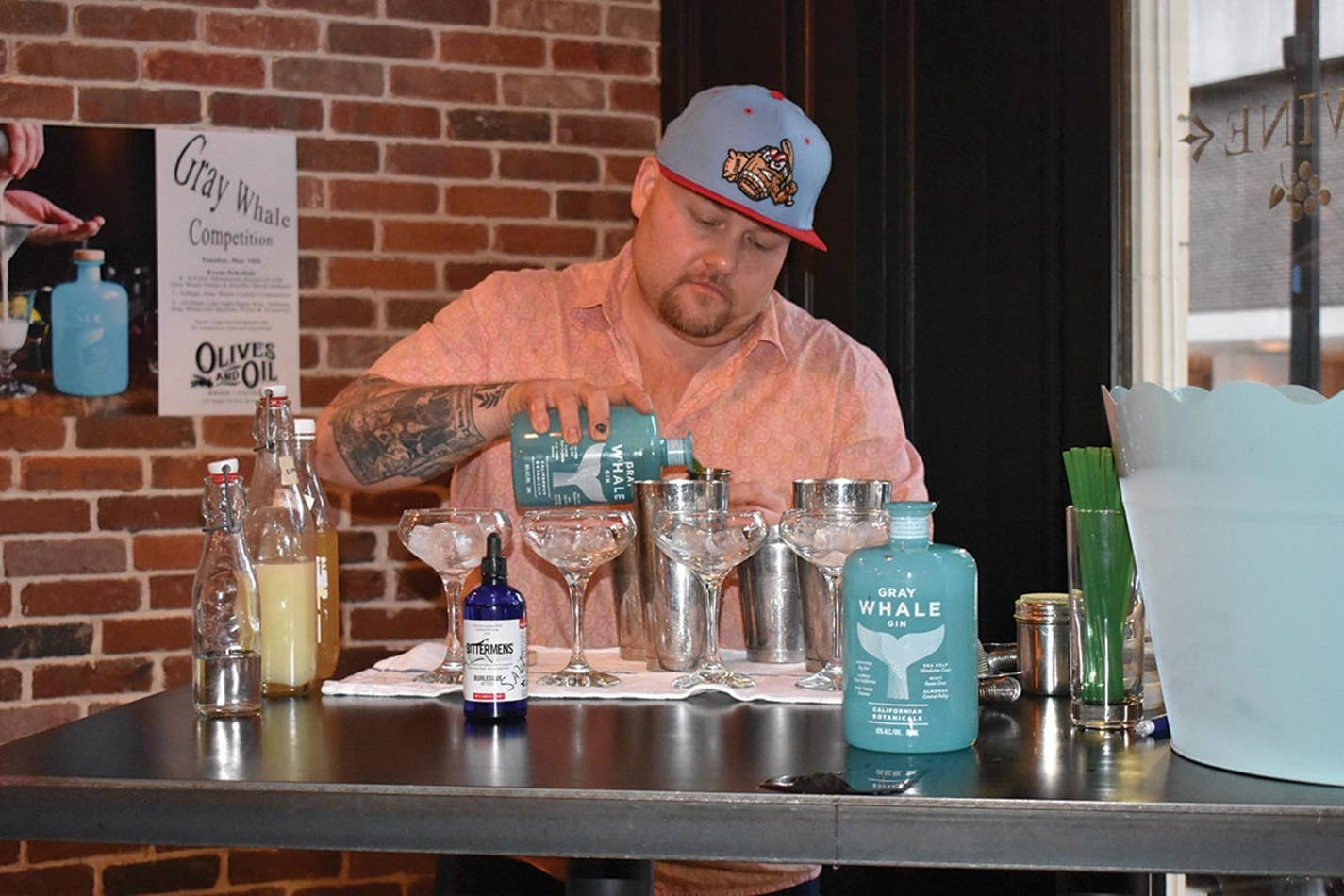 Gray Whale Gin, bartender, bar, HD Desktop Wallpaper