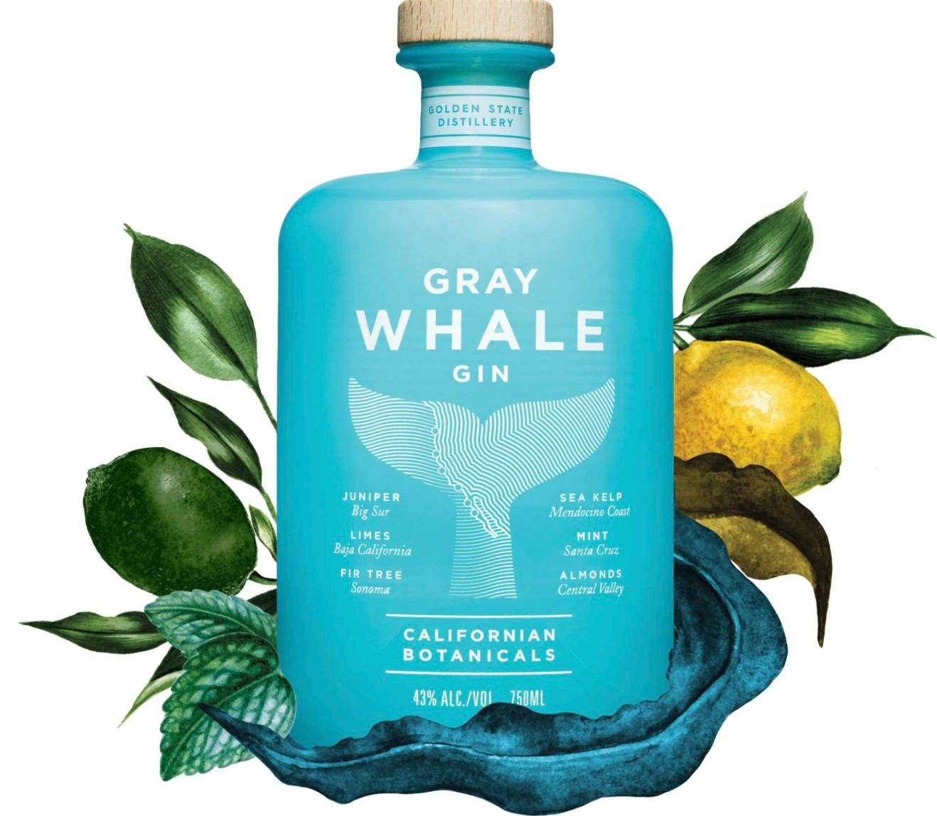 Gray Whale Gin, turquoise, limes, HD Desktop Wallpaper