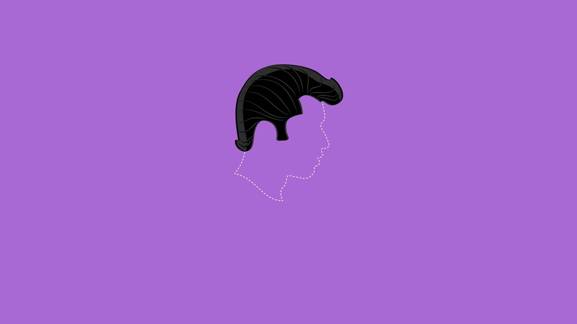 Grease, iconic hairstyle, vector art, Full HD Desktop Wallpaper