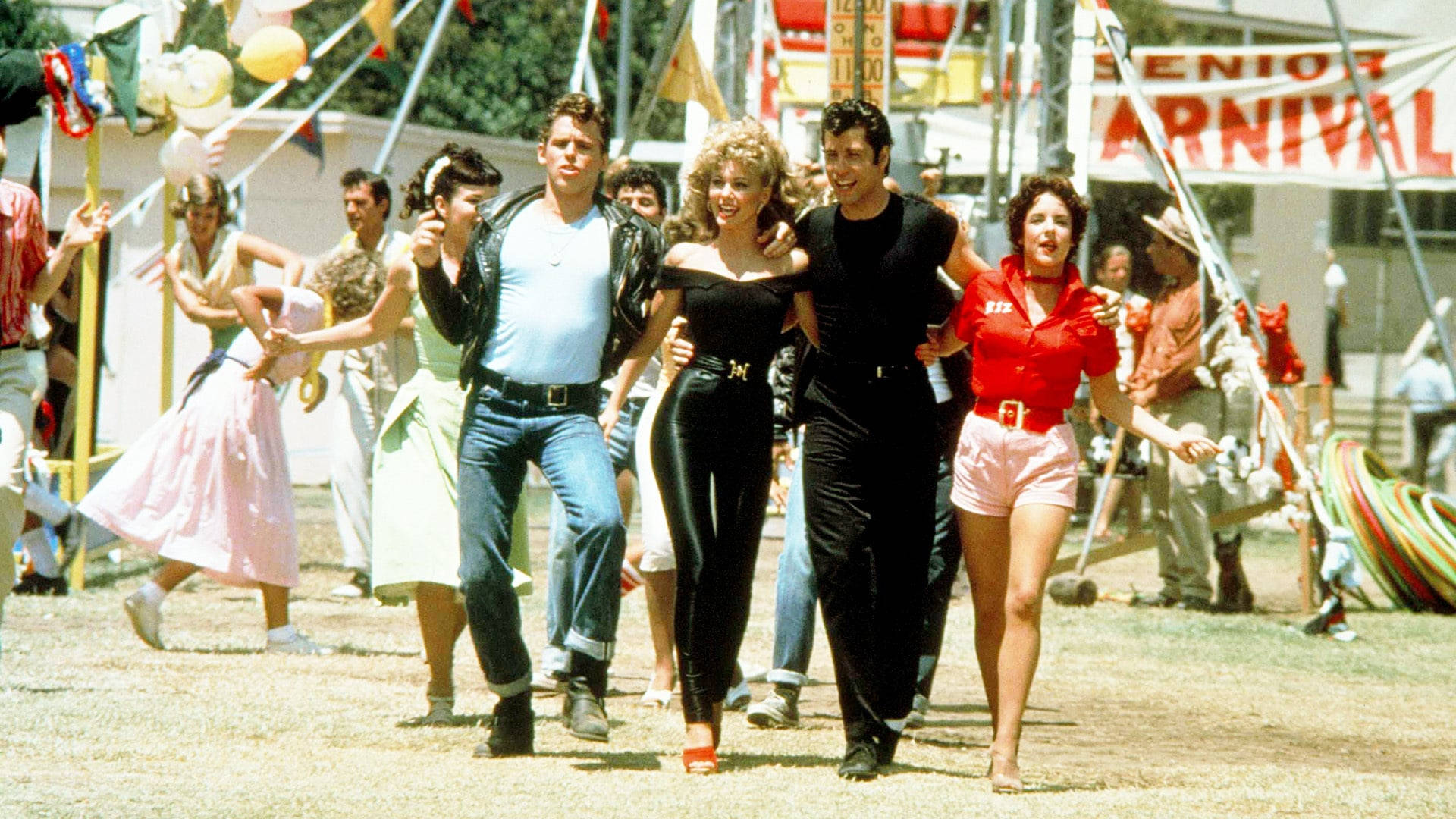 Grease, carnival, 1950s, Full HD Desktop Wallpaper