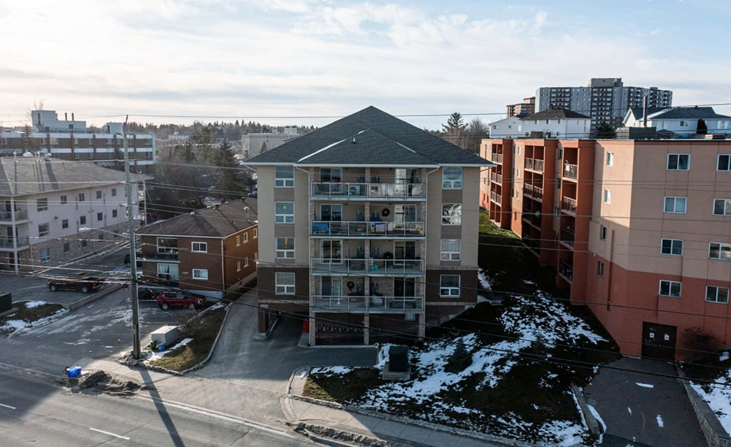 Greater Sudbury, urban landscape, aerial view, HD Desktop Wallpaper