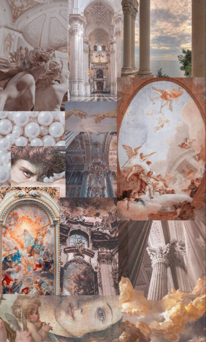 classical art, angels, cherubs, SD Phone Wallpaper