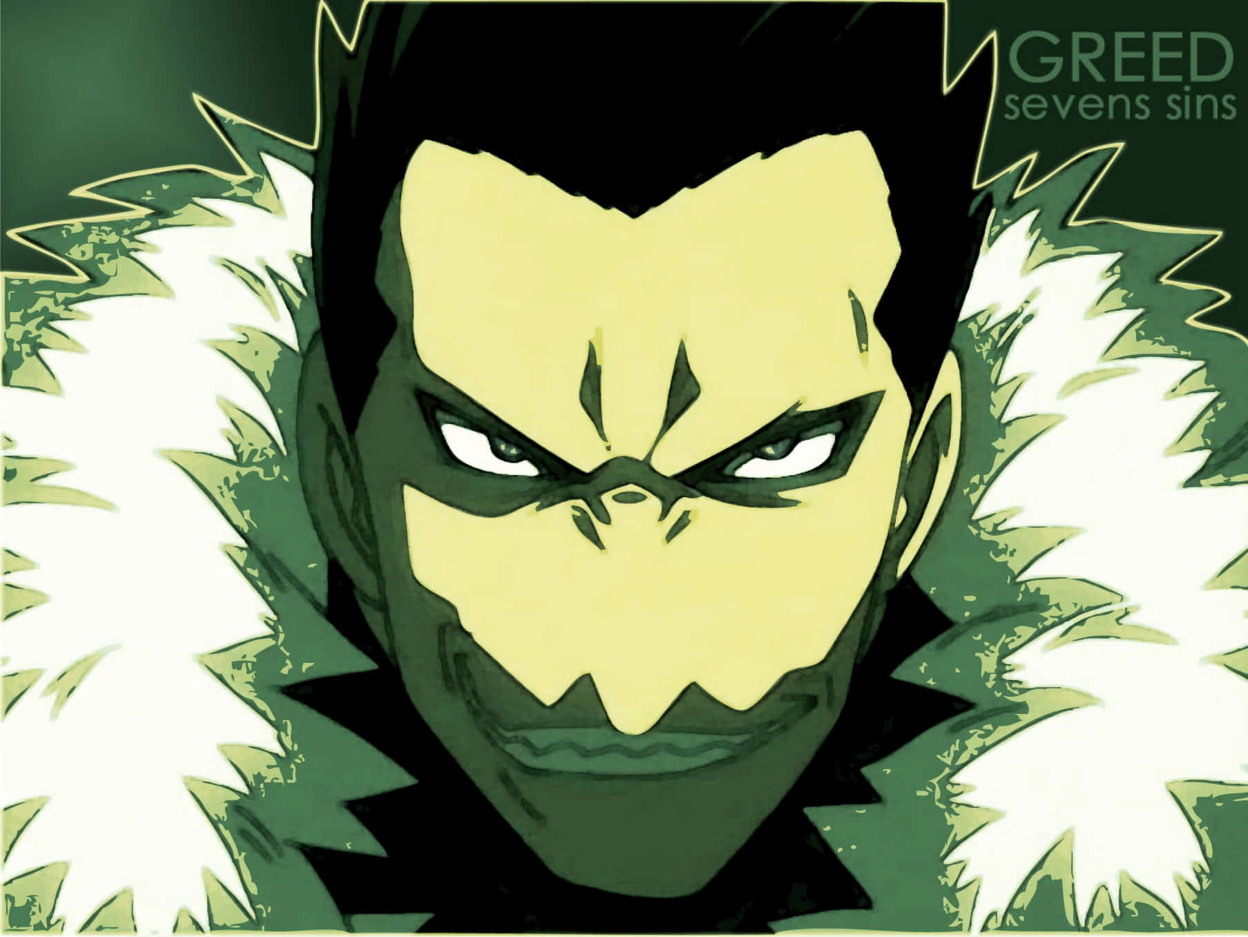 Greed Island, yellow face, white fur collar, HD Desktop Wallpaper