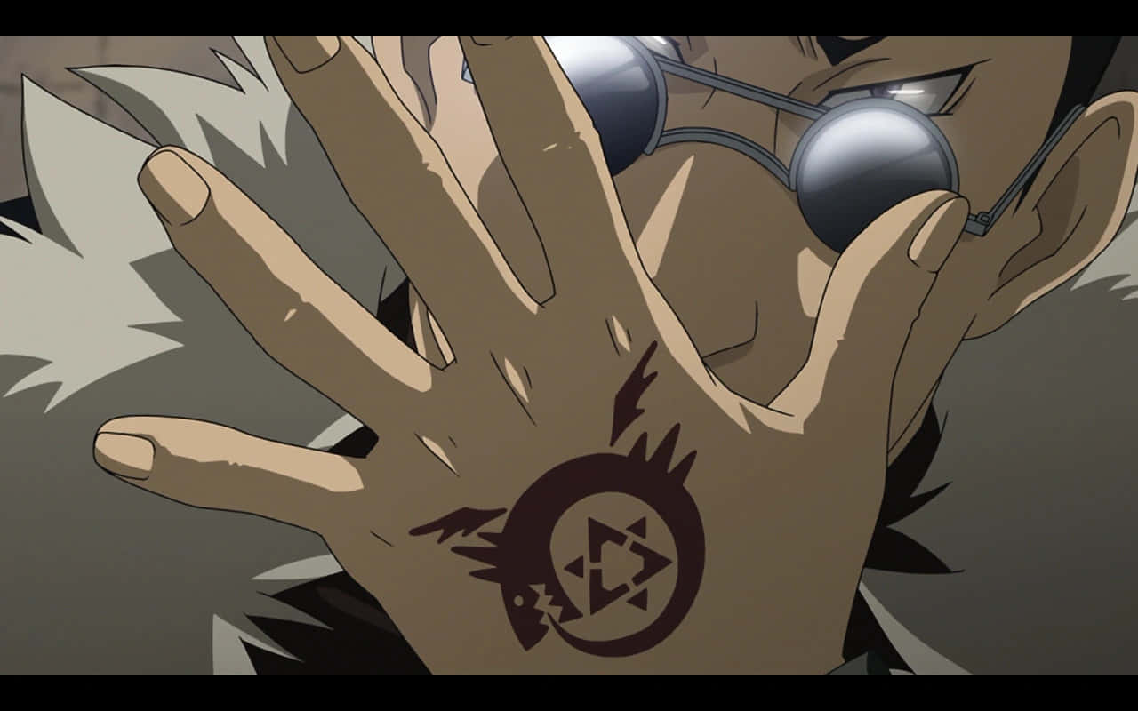 Greed, anime character, white hair, HD Desktop Wallpaper