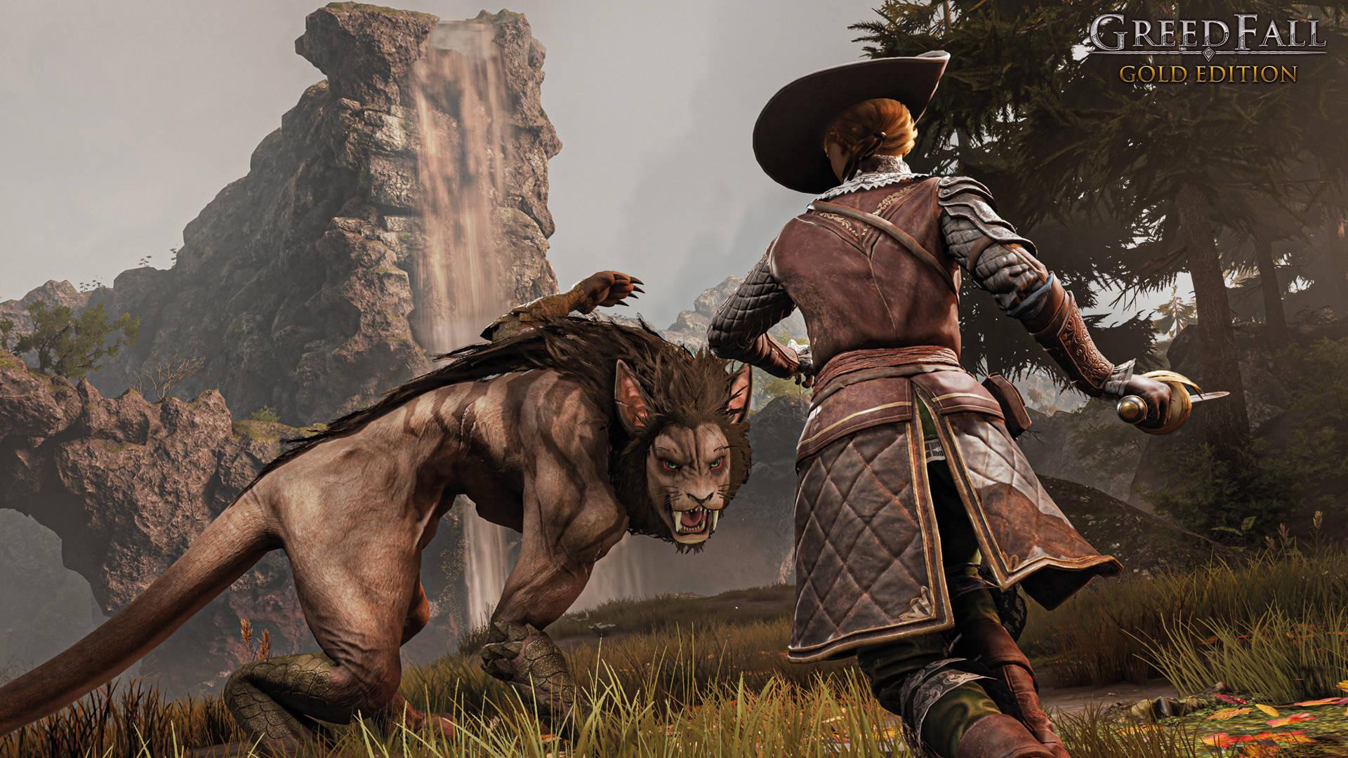 Greedfall, warrior, leather armor, Full HD Desktop Wallpaper