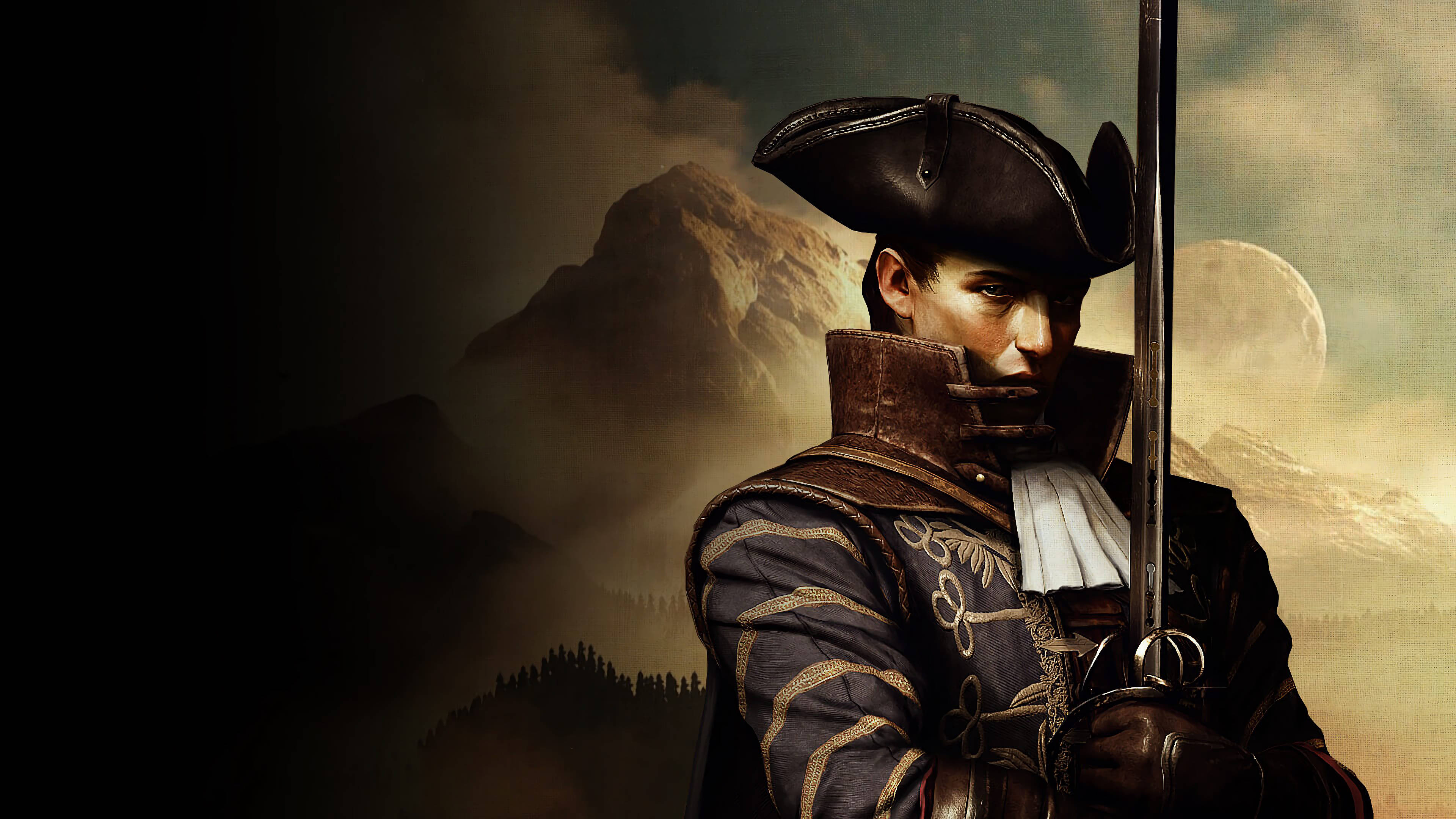 Greedfall, soldier, sword, 4K Desktop Wallpaper