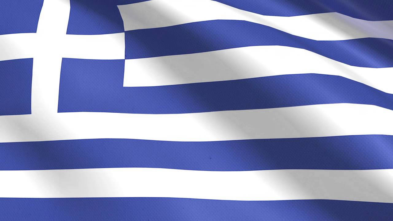 Greek flag, deep blue, white stripes, HD Desktop Wallpaper