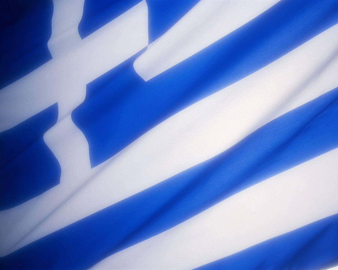 Greek flag, blue, white, HD Desktop Wallpaper