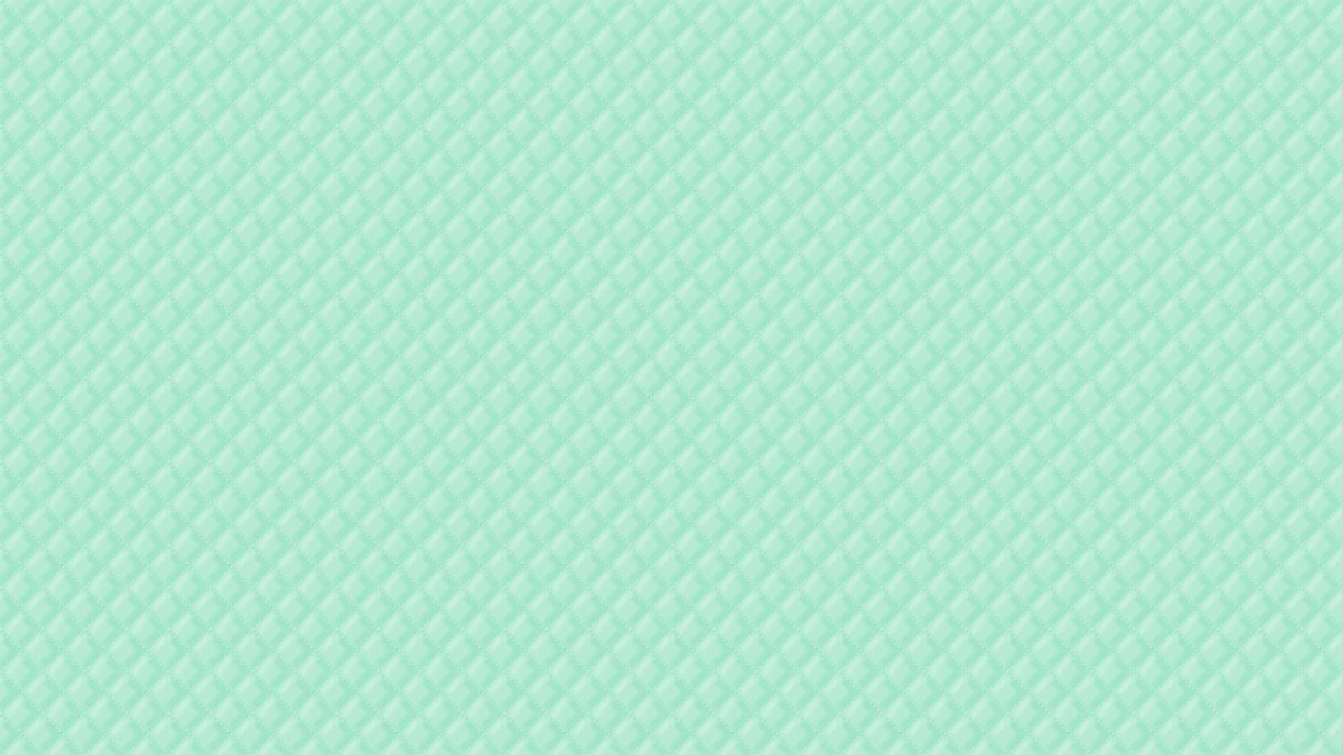 Green Aesthetic Desktop, mint green, diamond grid pattern, Full HD Desktop Wallpaper