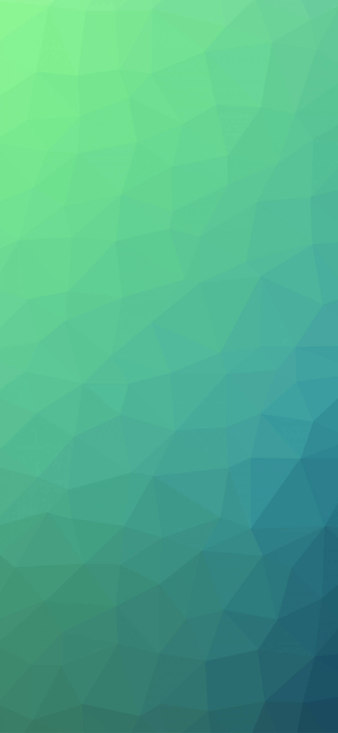 green aesthetic iphone, vertical gradient, geometric polygonal shapes, Full HD Phone Wallpaper