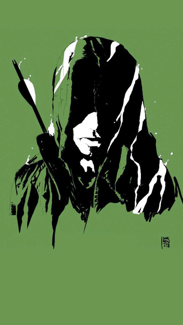 Green Arrow, iPhone case, hooded archer, HD Phone Wallpaper