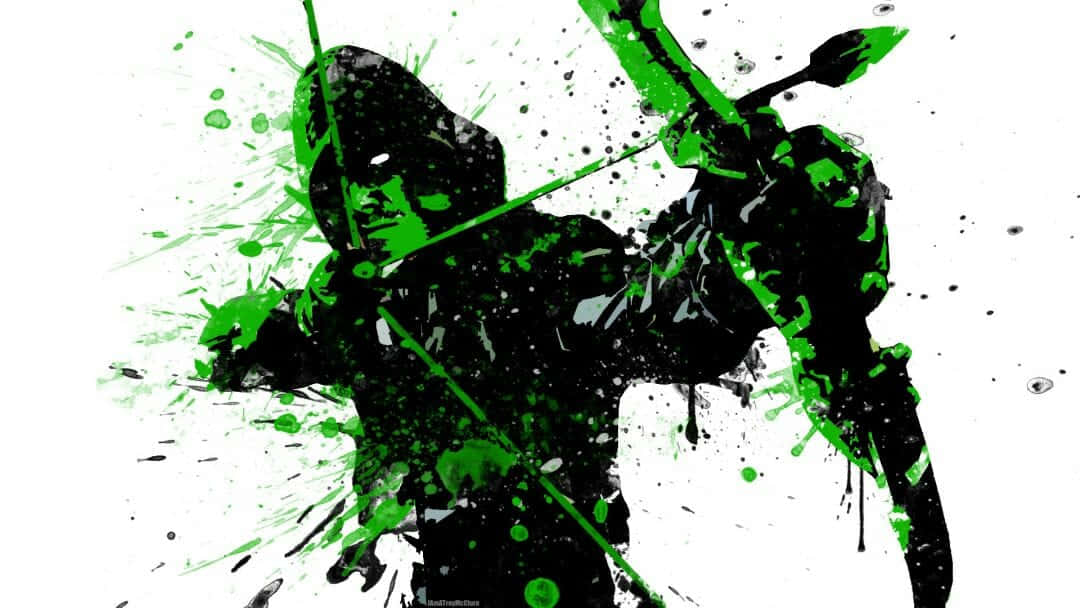 Green Arrow, iPhone, hooded outfit, SD Desktop Wallpaper