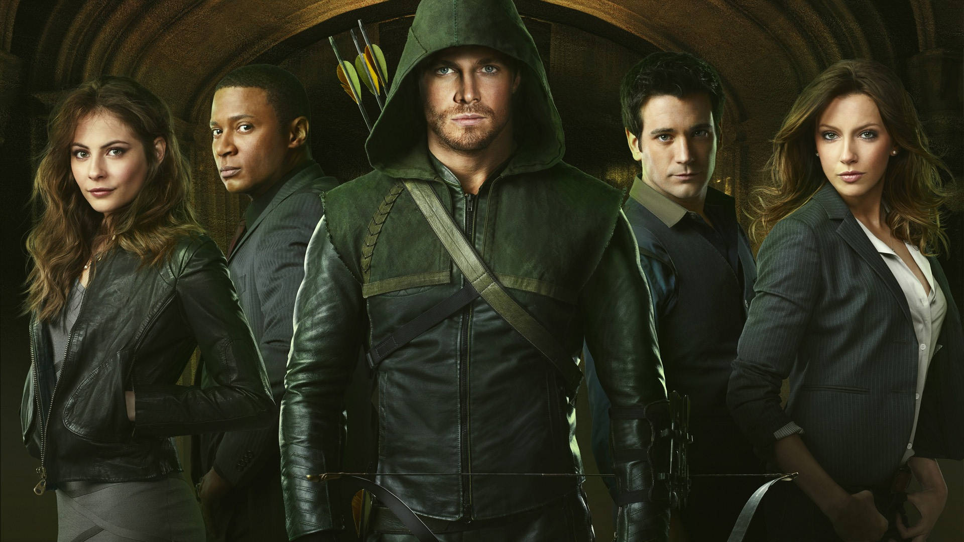 Green Arrow, Arrow, green hooded hero, Full HD Desktop Wallpaper