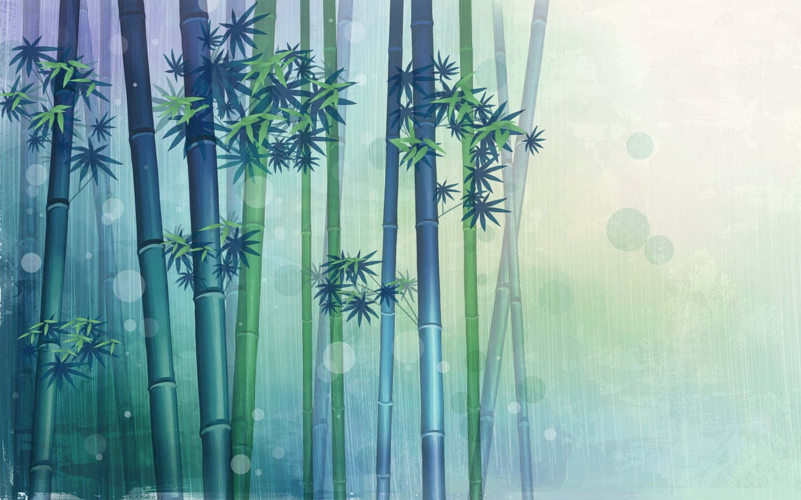green bamboo, tall bamboo stalks, green leaves, HD Desktop Wallpaper