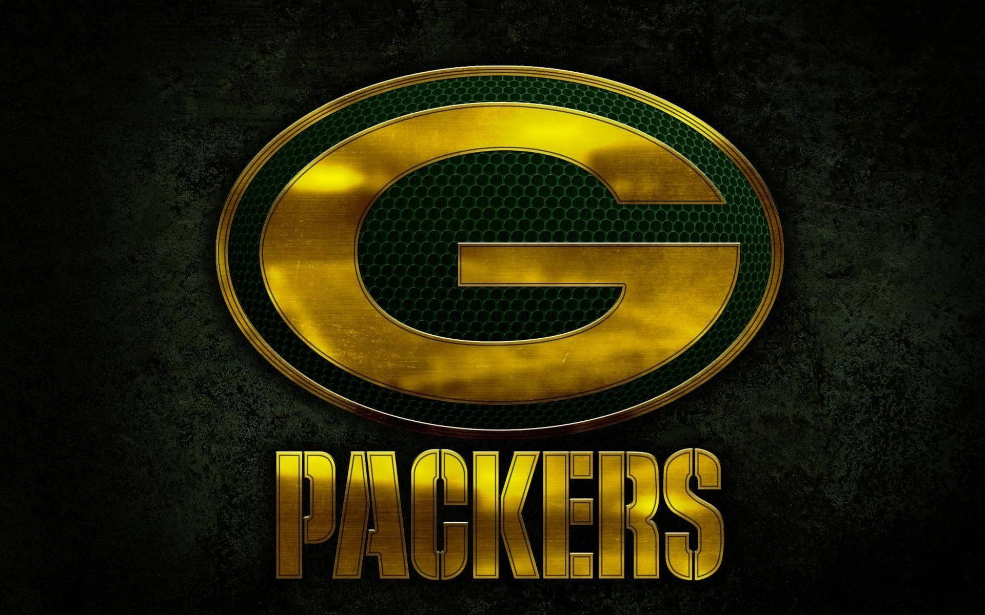 Green Bay Packers, Golden Logo, green and gold, Full HD Desktop Wallpaper