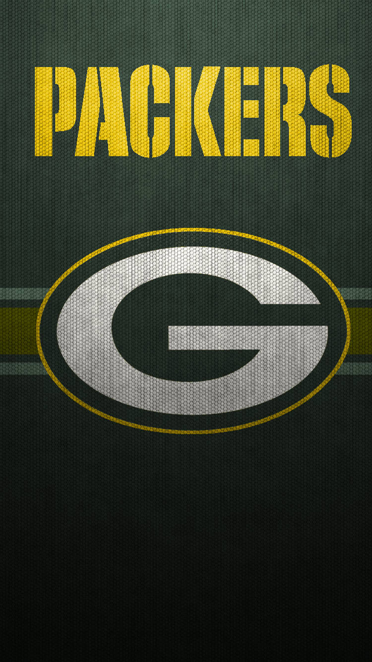 Green Bay Packers, bold yellow and green, textured fabric background, HD Phone Wallpaper