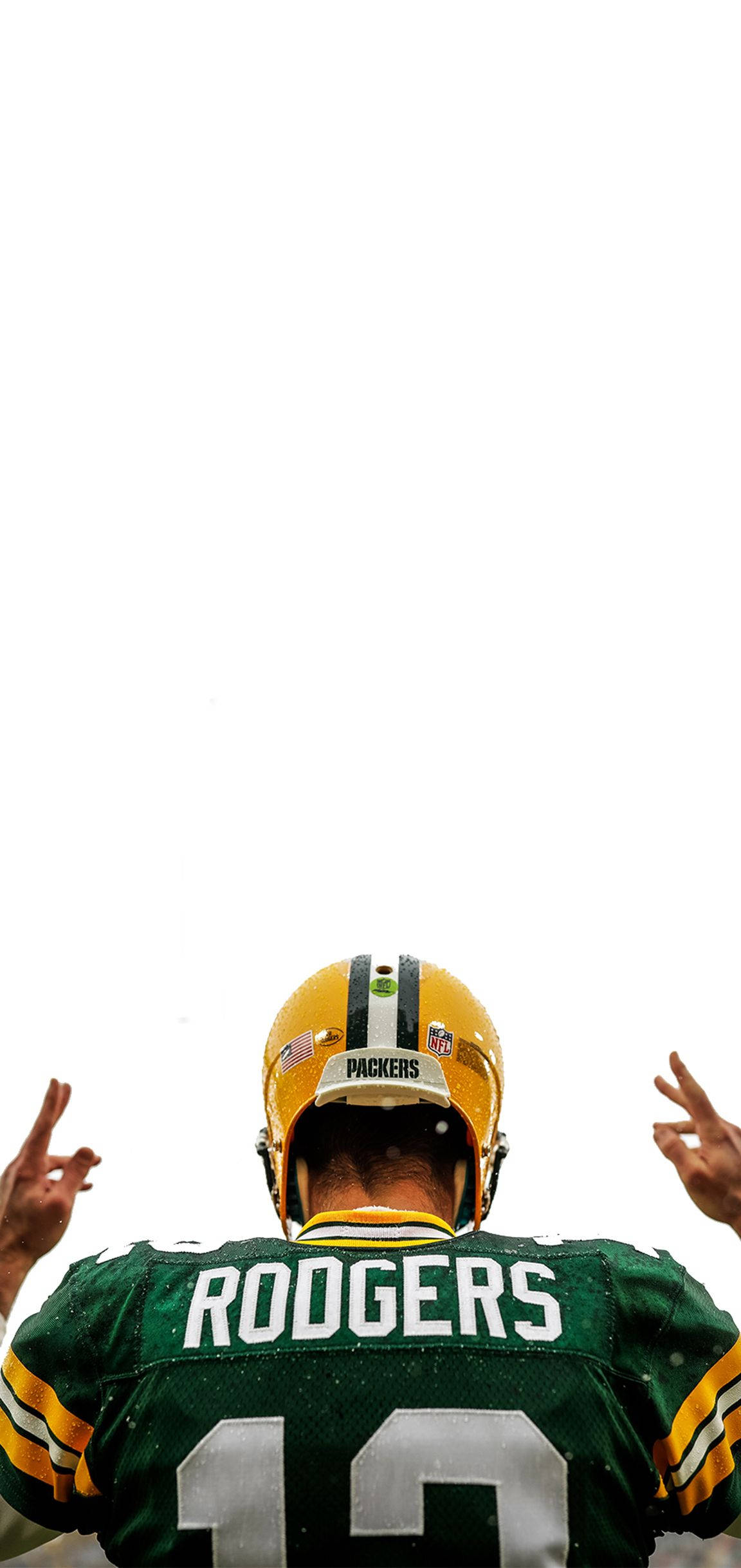 Green Bay Packers, number 12, helmet, Full HD Phone Wallpaper