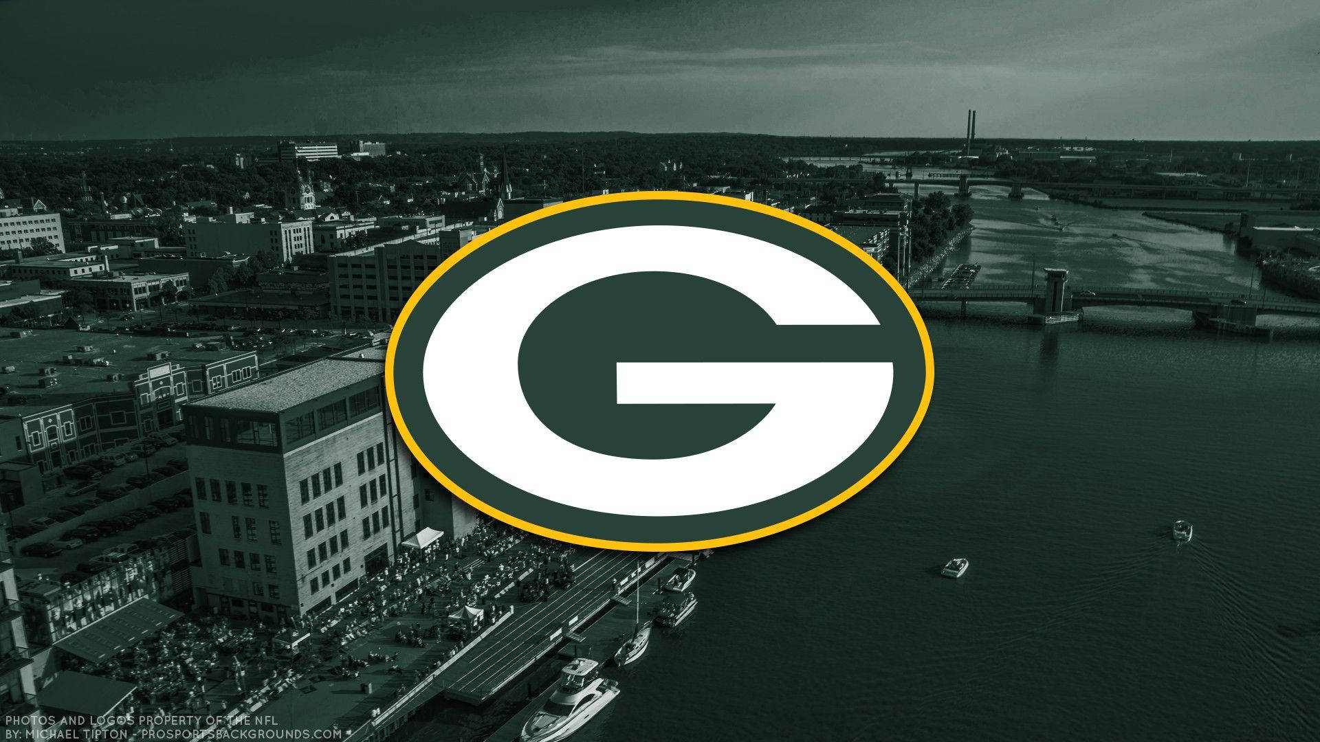 Green Bay Packers, logo, bay area, Full HD Desktop Wallpaper