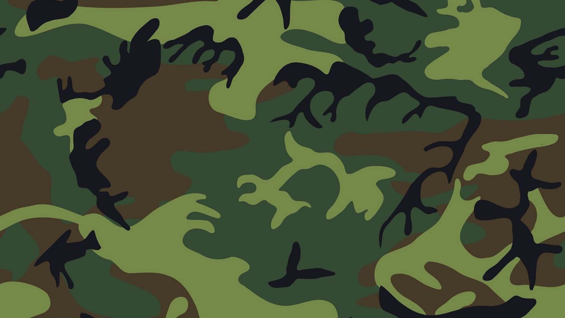 Green Camo, green, brown, Full HD Desktop Wallpaper
