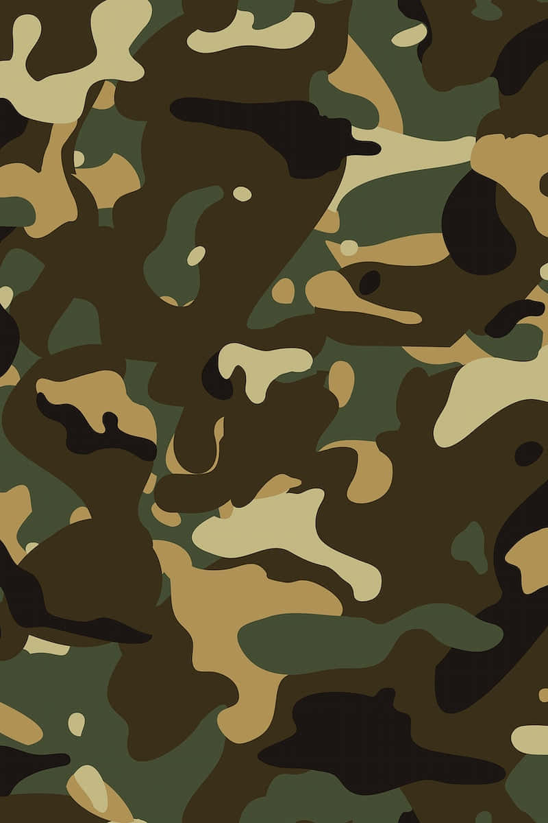 green camo, camouflage pattern, green, SD Phone Wallpaper