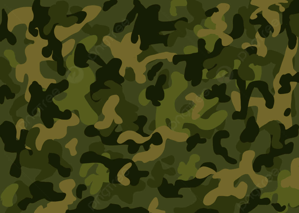 Green Camo, dark green olive, brown, SD Desktop Wallpaper
