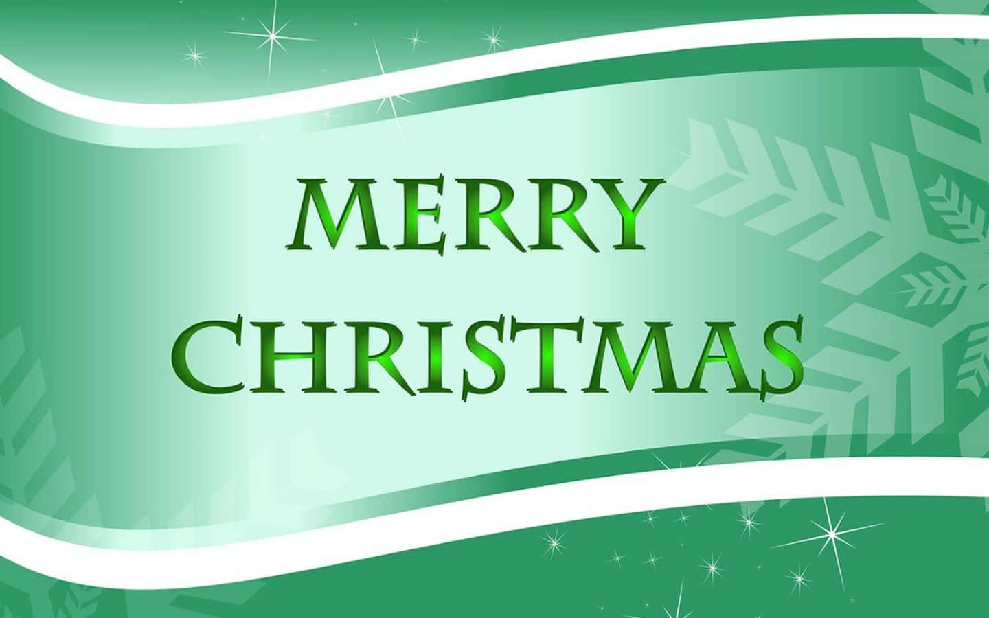Green Christmas, snowflake patterns, gradient background, HD Desktop Wallpaper
