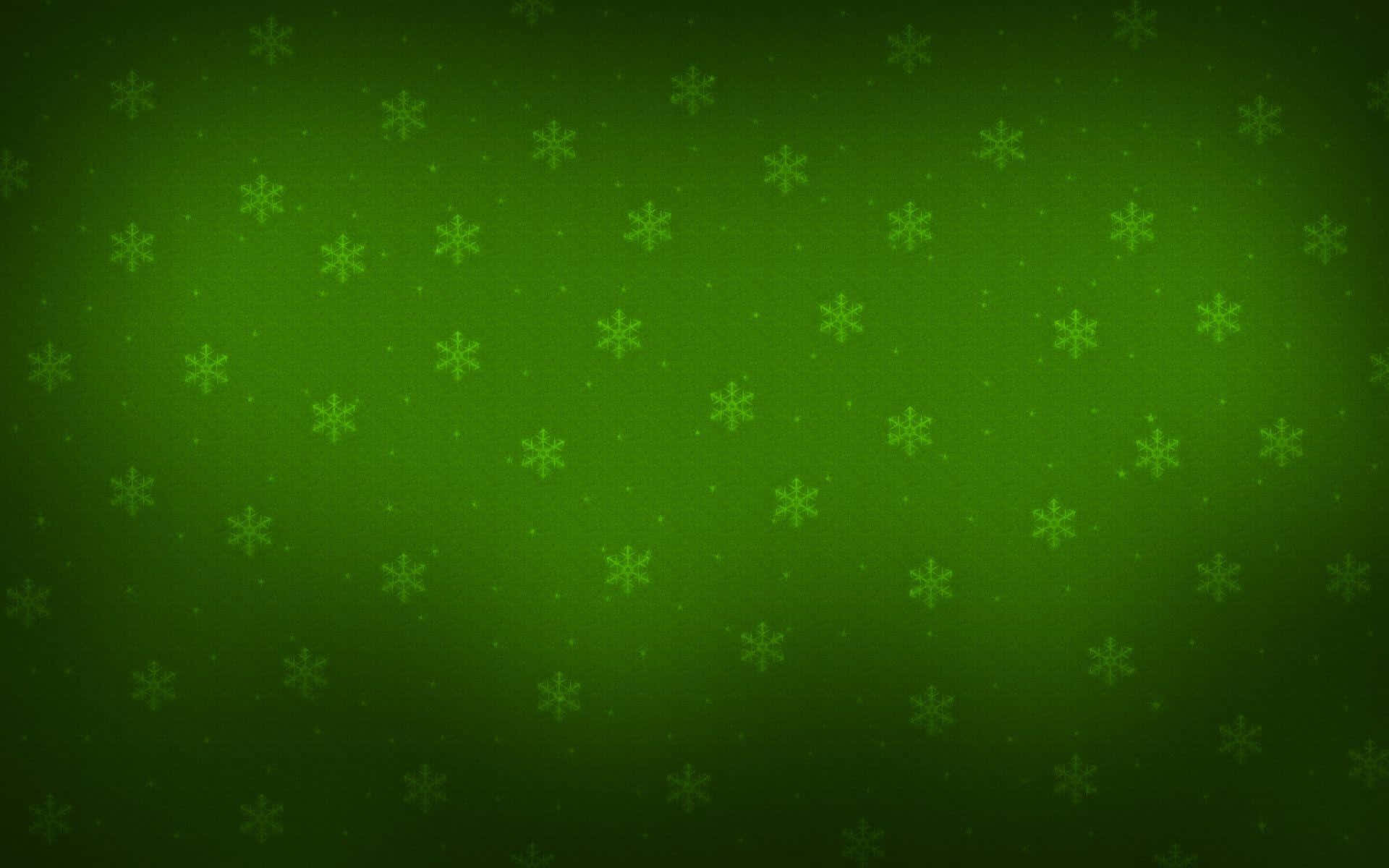 Dark Green Christmas, gradient green background, subtle snowflake patterns, Full HD Desktop Wallpaper