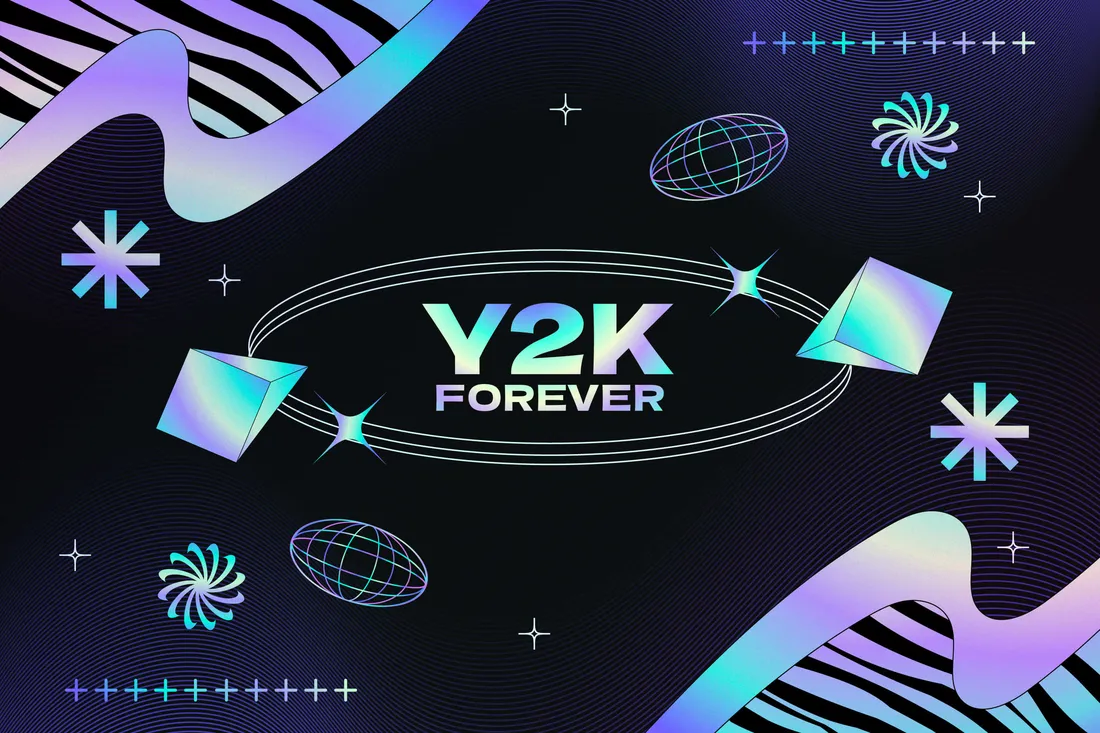 Green Cyber Y2K Aesthetic