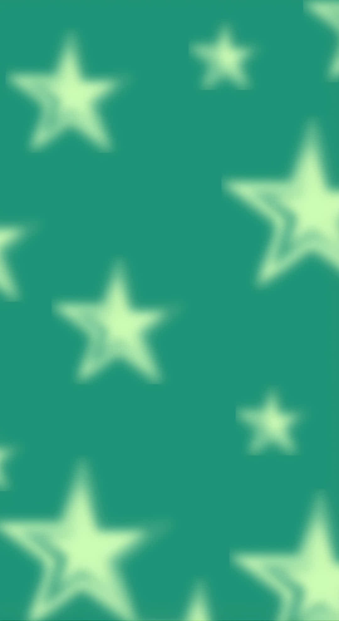 Green Star Cyber Pattern, pale yellow stars, teal background, Full HD Phone Wallpaper