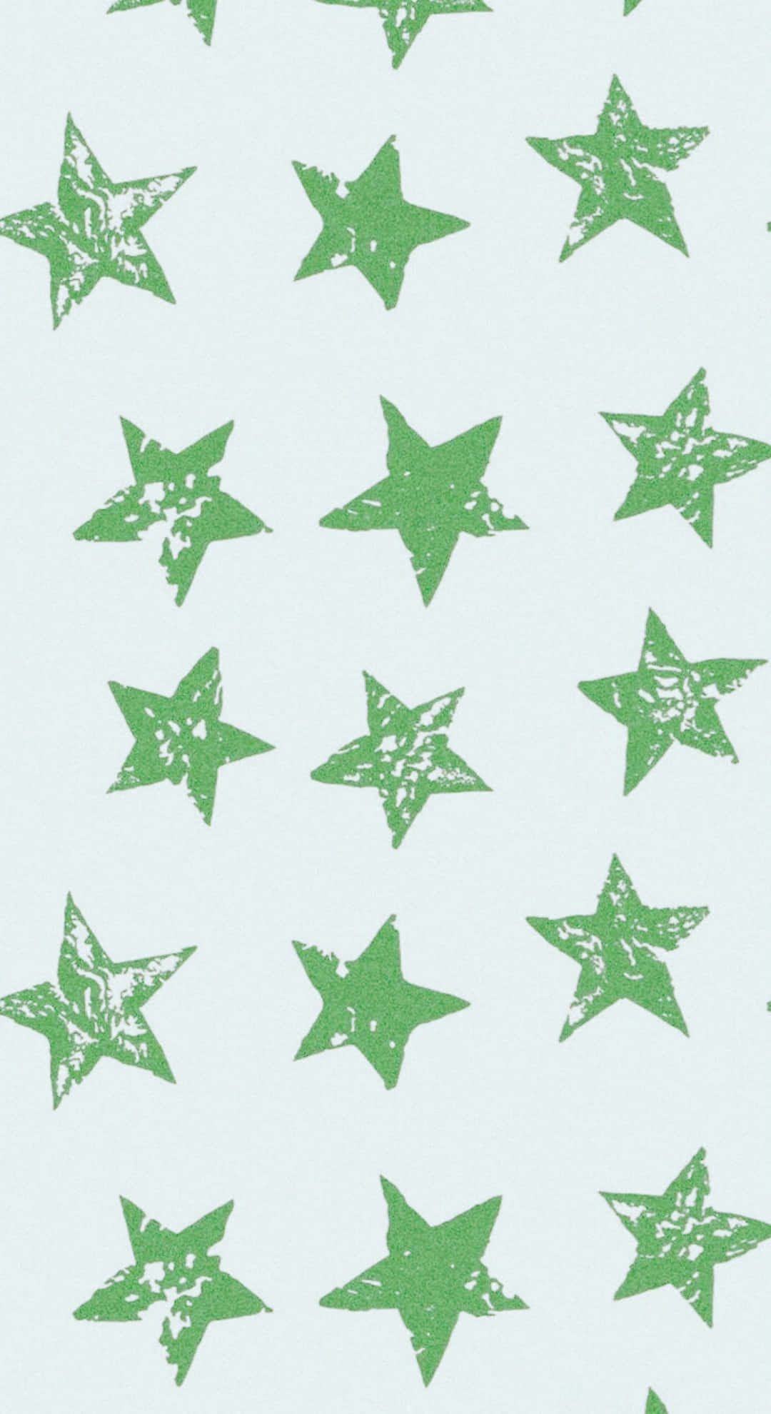 Green Cyber Star Pattern, textured green stars, pale mint background, Full HD Phone Wallpaper