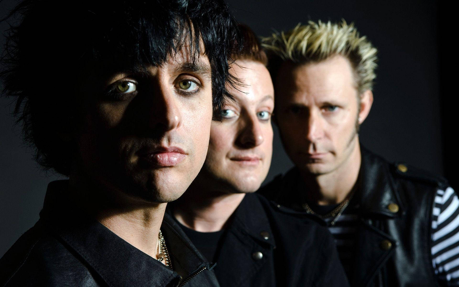Green Day, punk-inspired hairstyles, intense gazes, Full HD Desktop Wallpaper